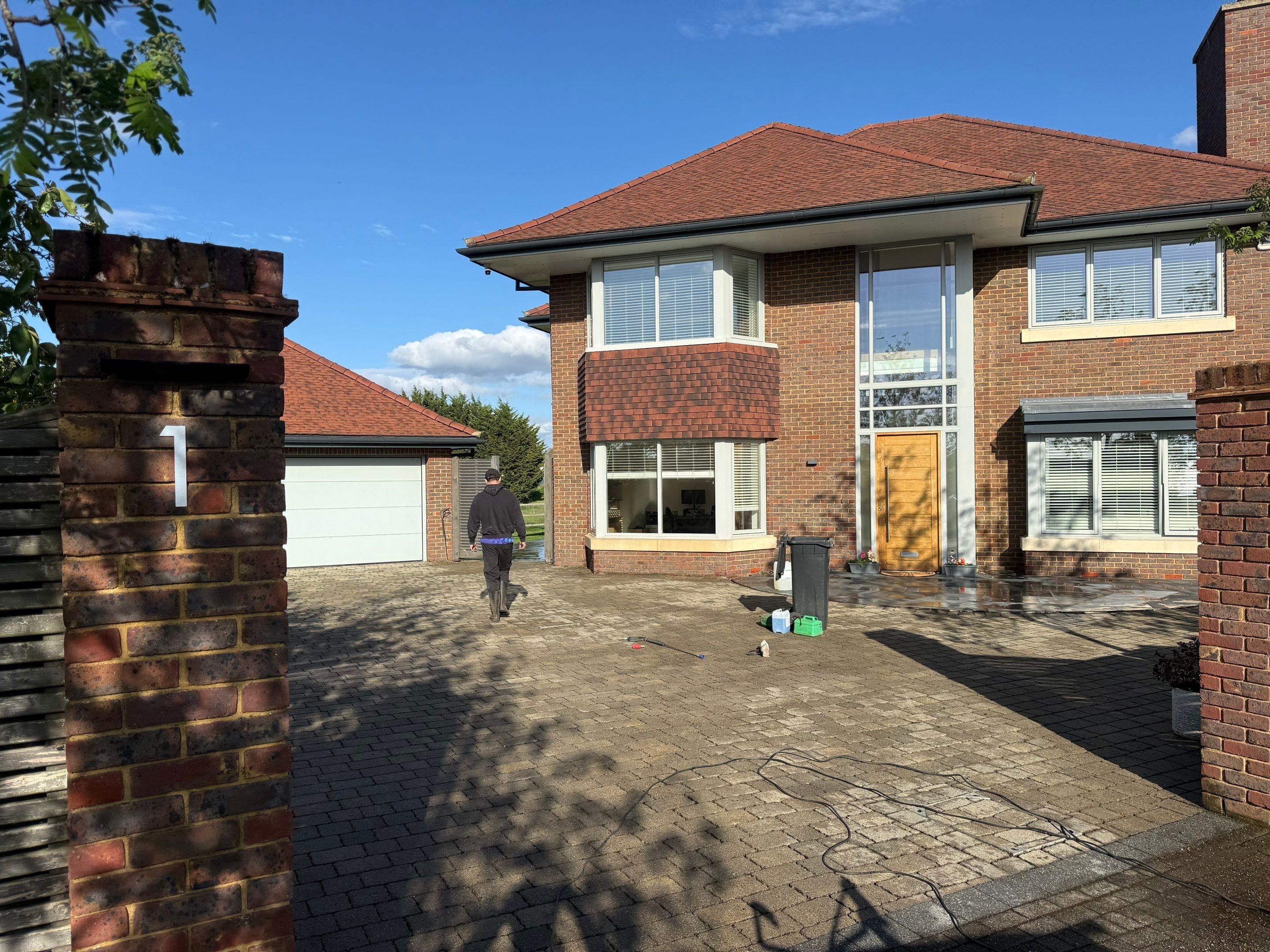 Roof Patio Driveway Clean by Ges Exterior Cleaning ltd