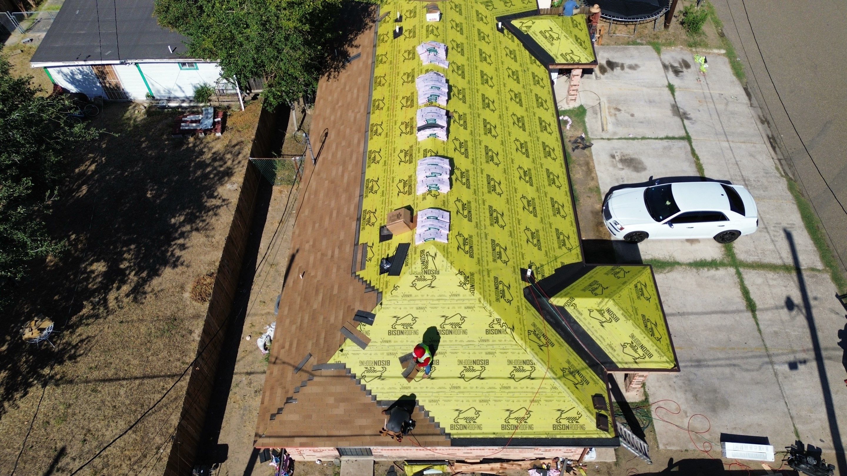 Mission Roof Project by Bison Roofing  
