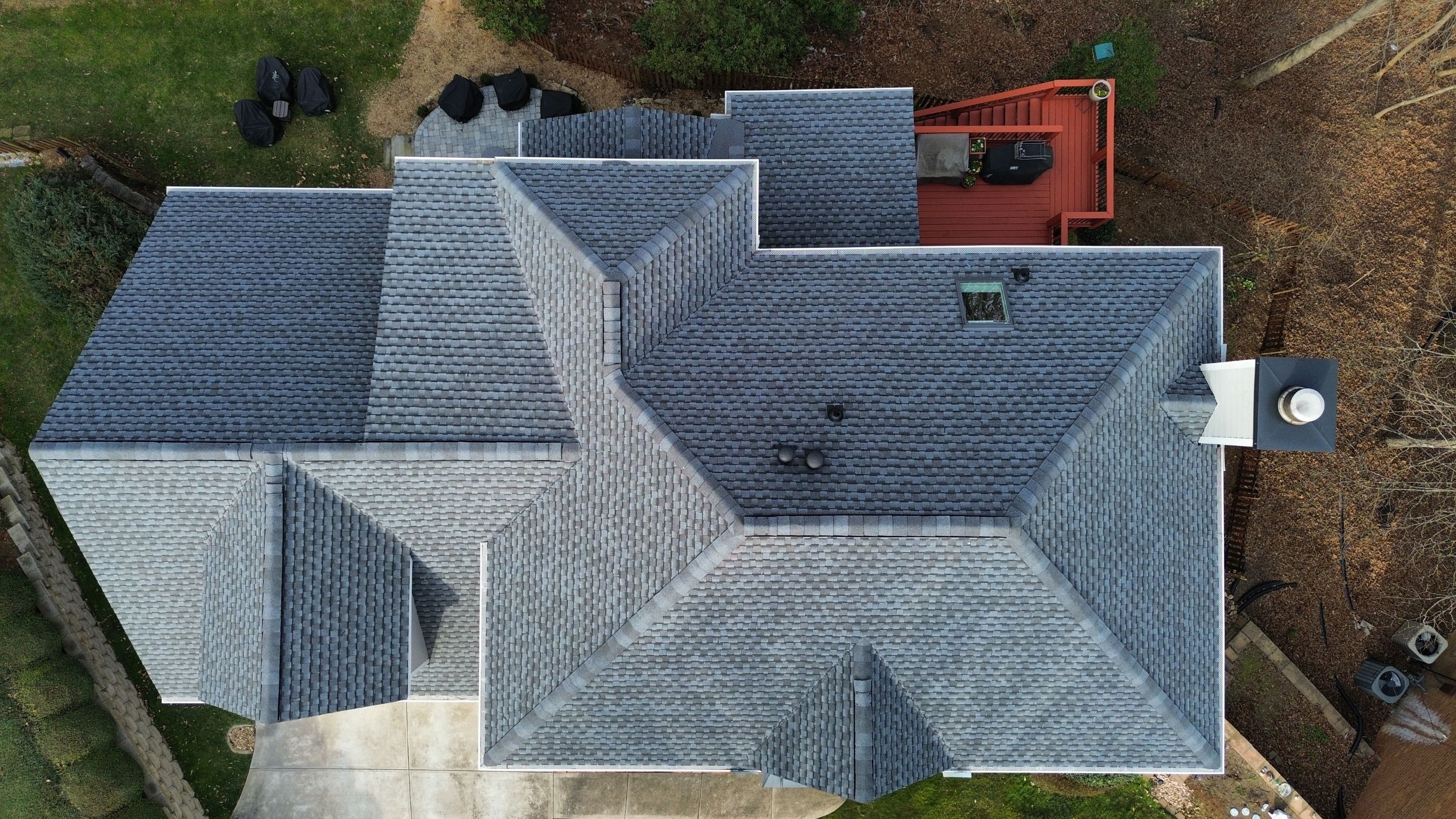 Roswell, GA Roof Replacement GAF Timberline UHDZ Pewter Gray by Reset Roofing