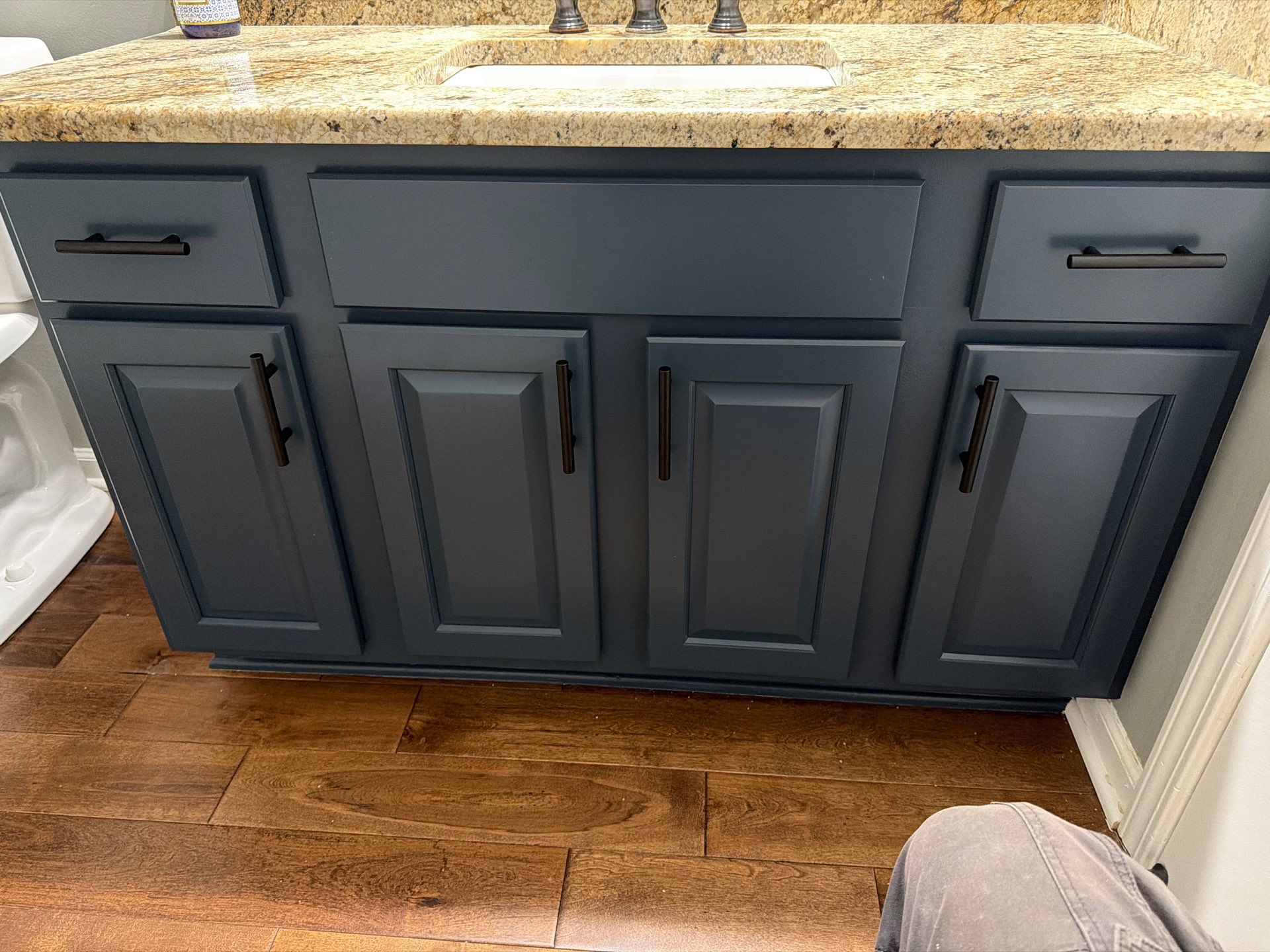 Kitchen Cabinet Refinishing by Top Shelf Painter