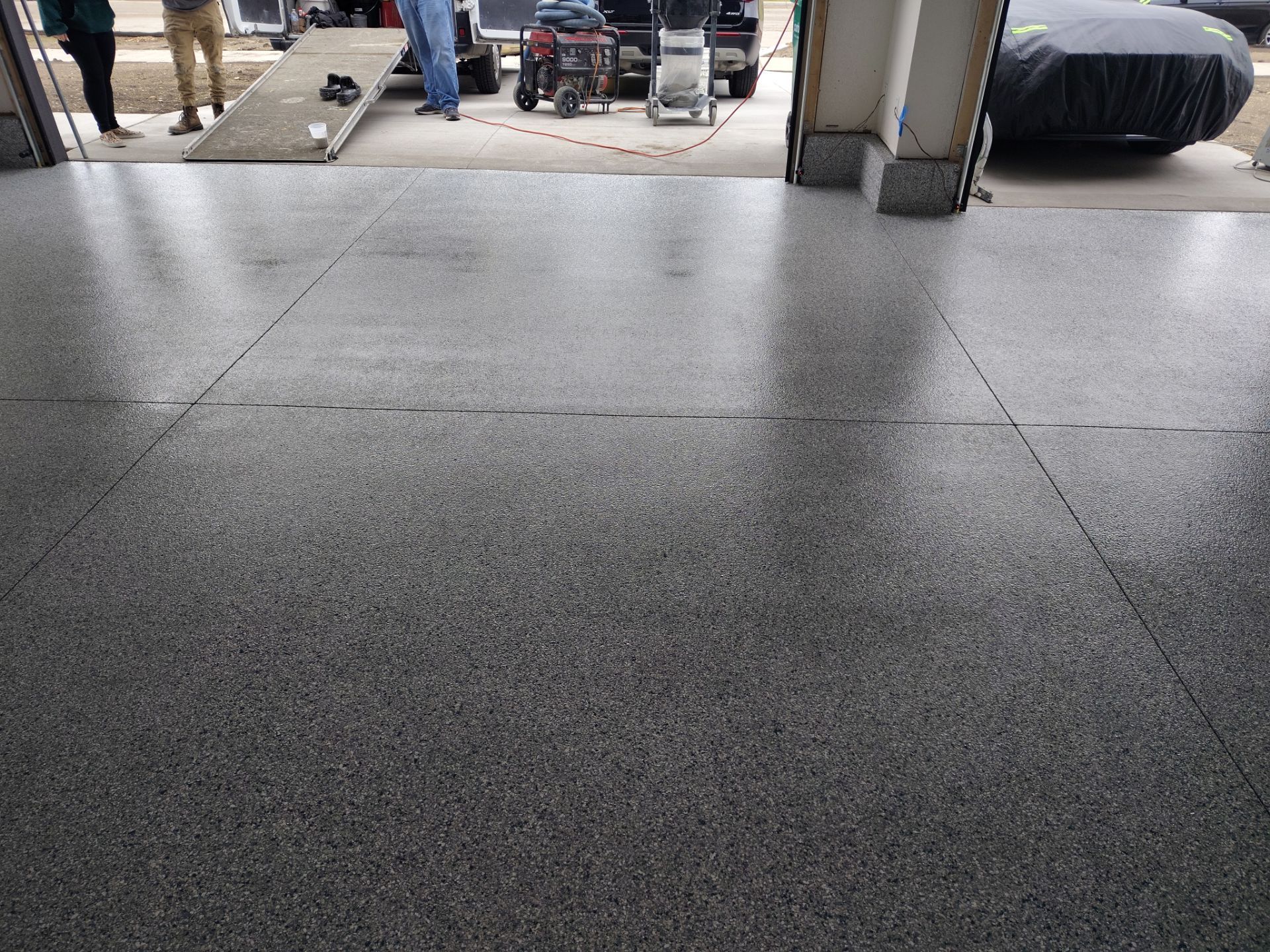 Ankeny, IA Tidal Wave Garage Floor 🌊 by Revival Concrete Coatings