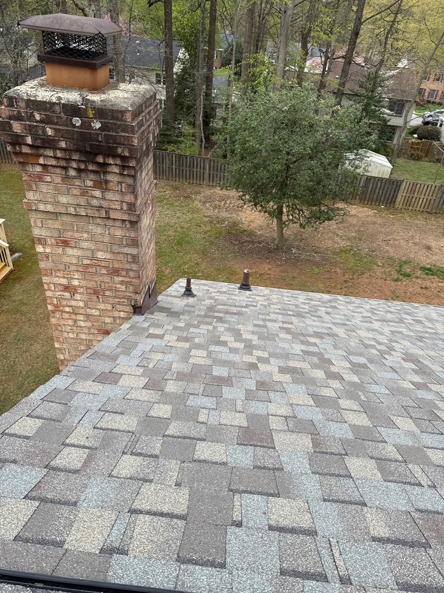 Burke: Residential Roof Replacement with CertainTeed Landmark Pro in Max Def Weathered Wood by RM Banning, Inc.