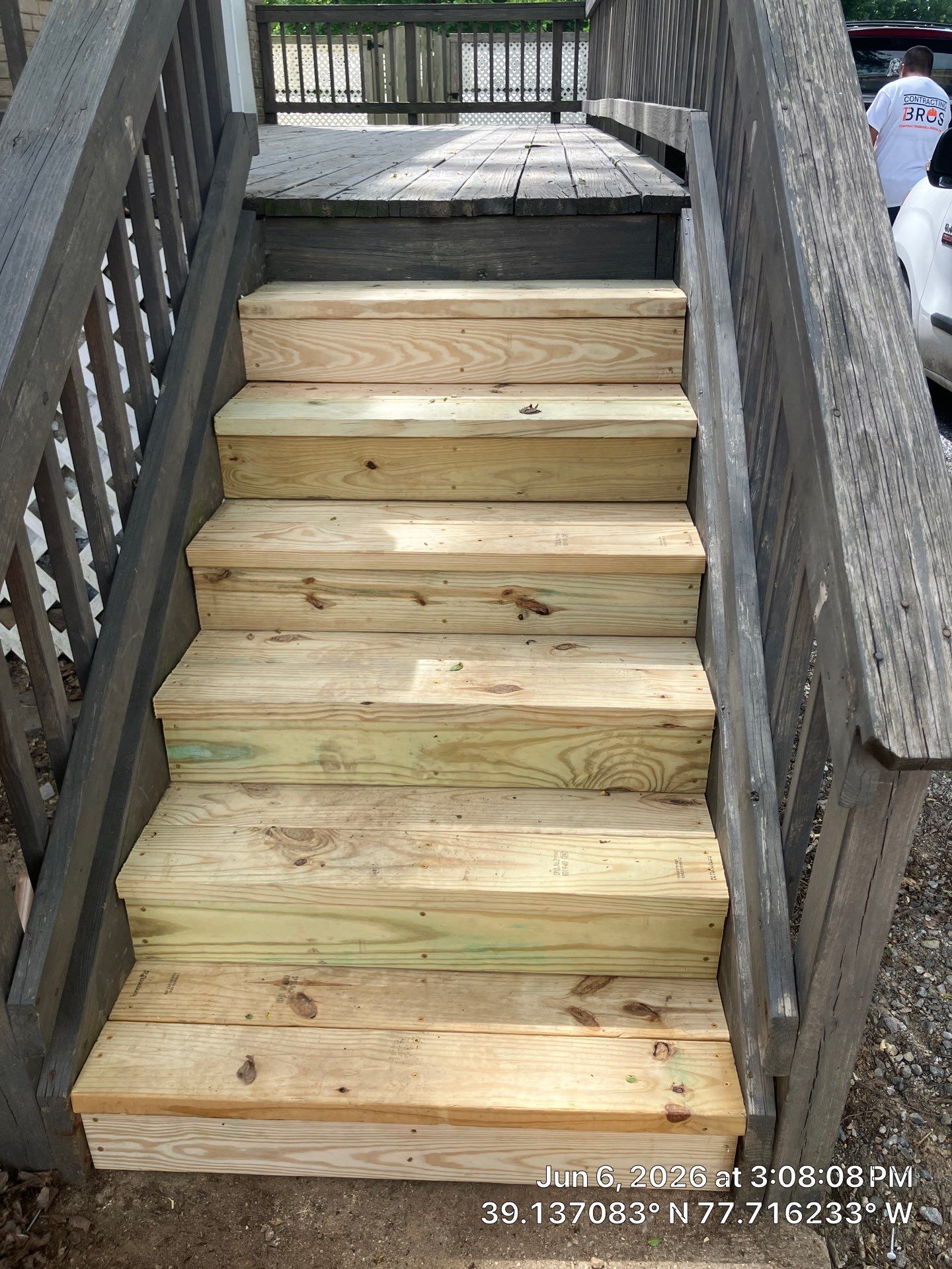 Purcellville Porch Restoration with Deck Repair and Custom Painting by Contracting Bros Llc