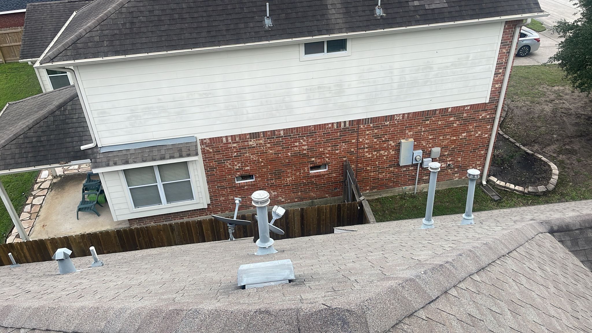 Hail Damage using Owen's Corning Duration (Lifetime) Shingles by Roof Repair Company