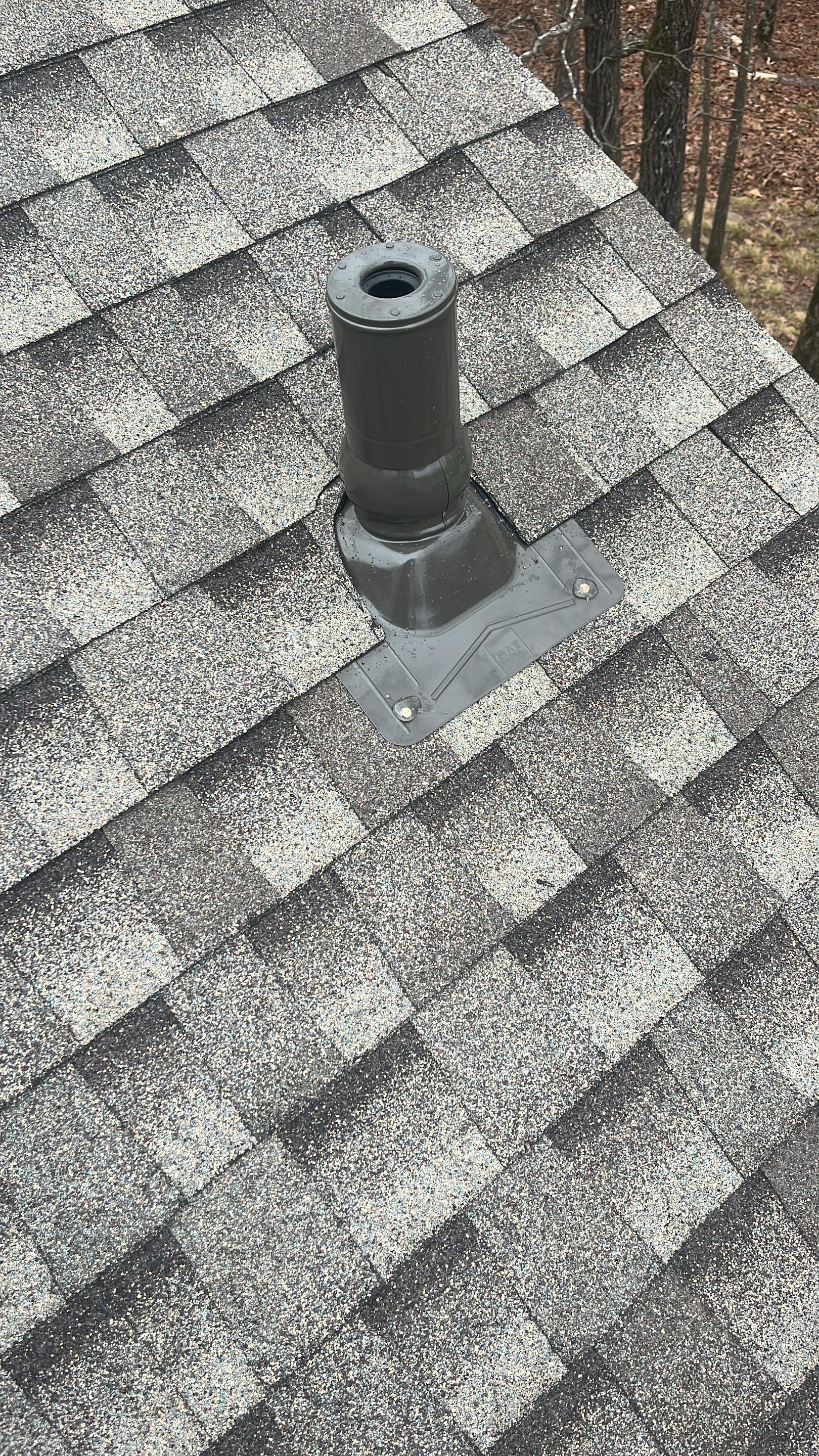 GAF Timberline HDZ Architectural Shingle Roof Replacement in Hot Springs by Temple Roofing and Exteriors