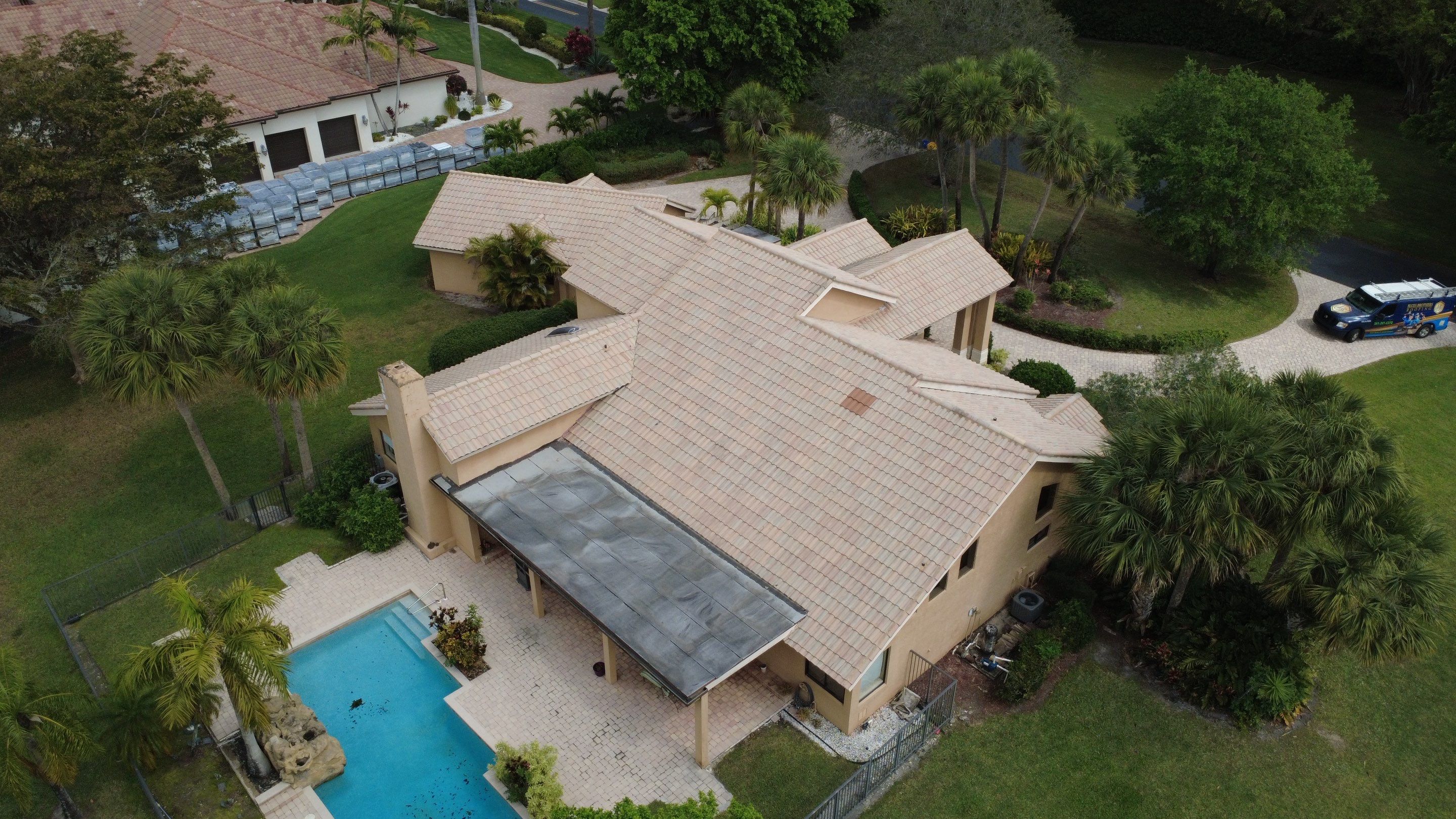Residential Roofing Installation using Eagle Roofing Tile by BLUES BROTHERS ROOFING