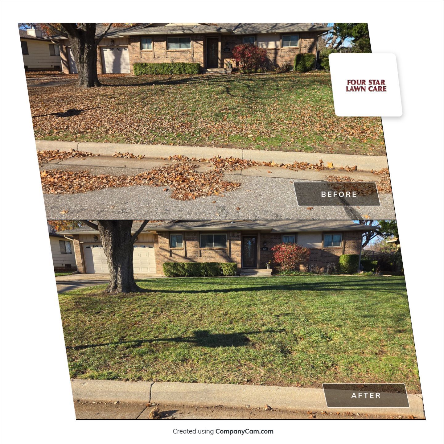 Project in Wichita by Four Star Lawn Care