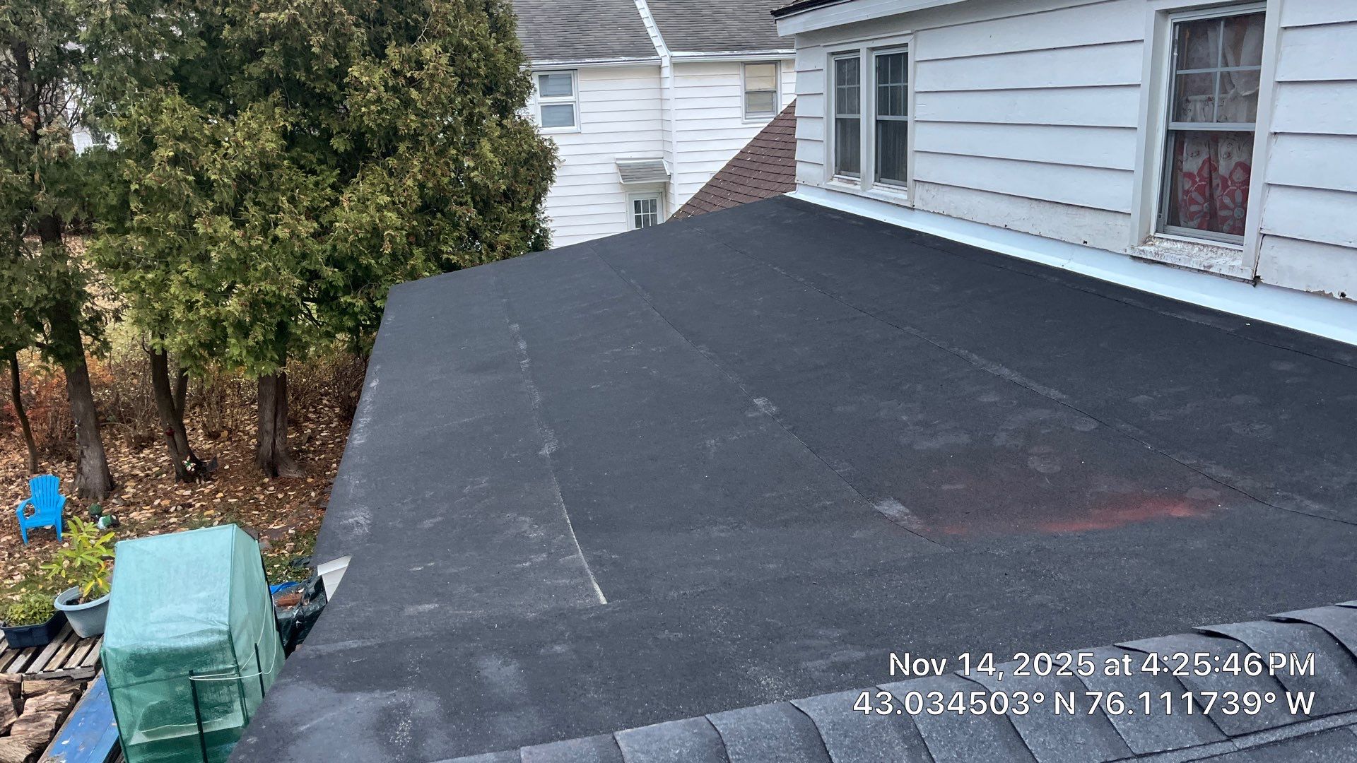 🔥 Torch-Down Flat Roof Replacement in Syracuse, NY! 🔨 by Alpha Omega Roofing LLC