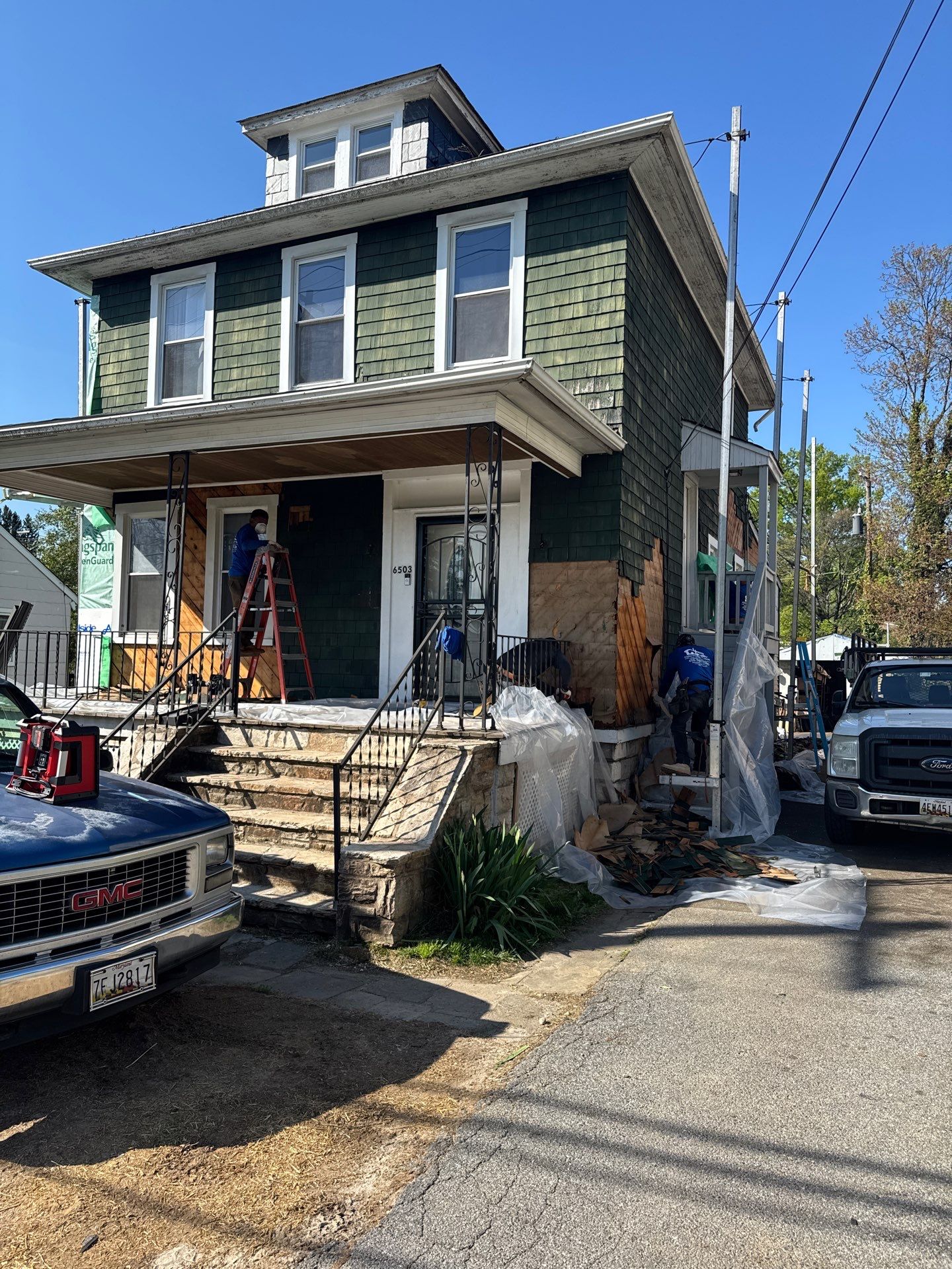 New siding & New Gutters by Alpha Design Services