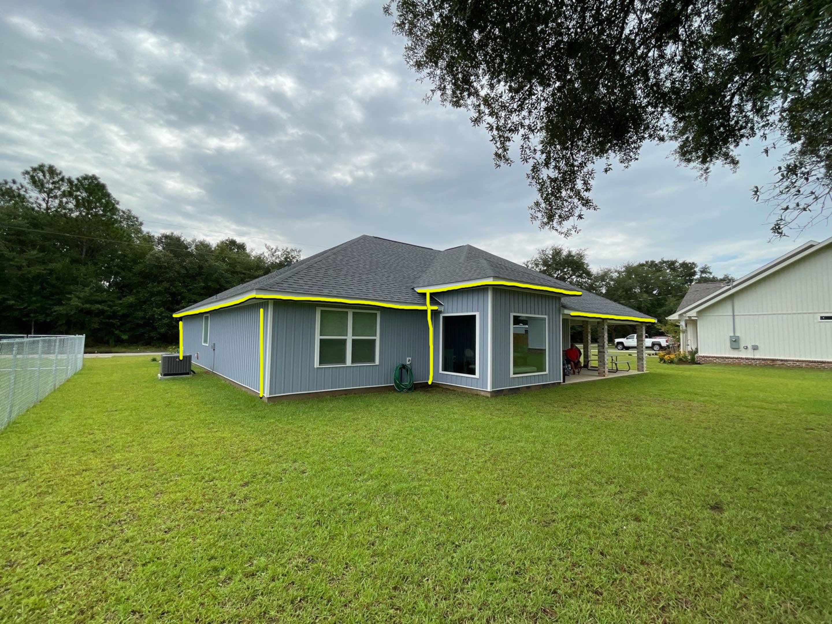 K-Style Seamless Gutter Installation using 6 Inch Seamless Gutters in Milton FL by Gutter Professors