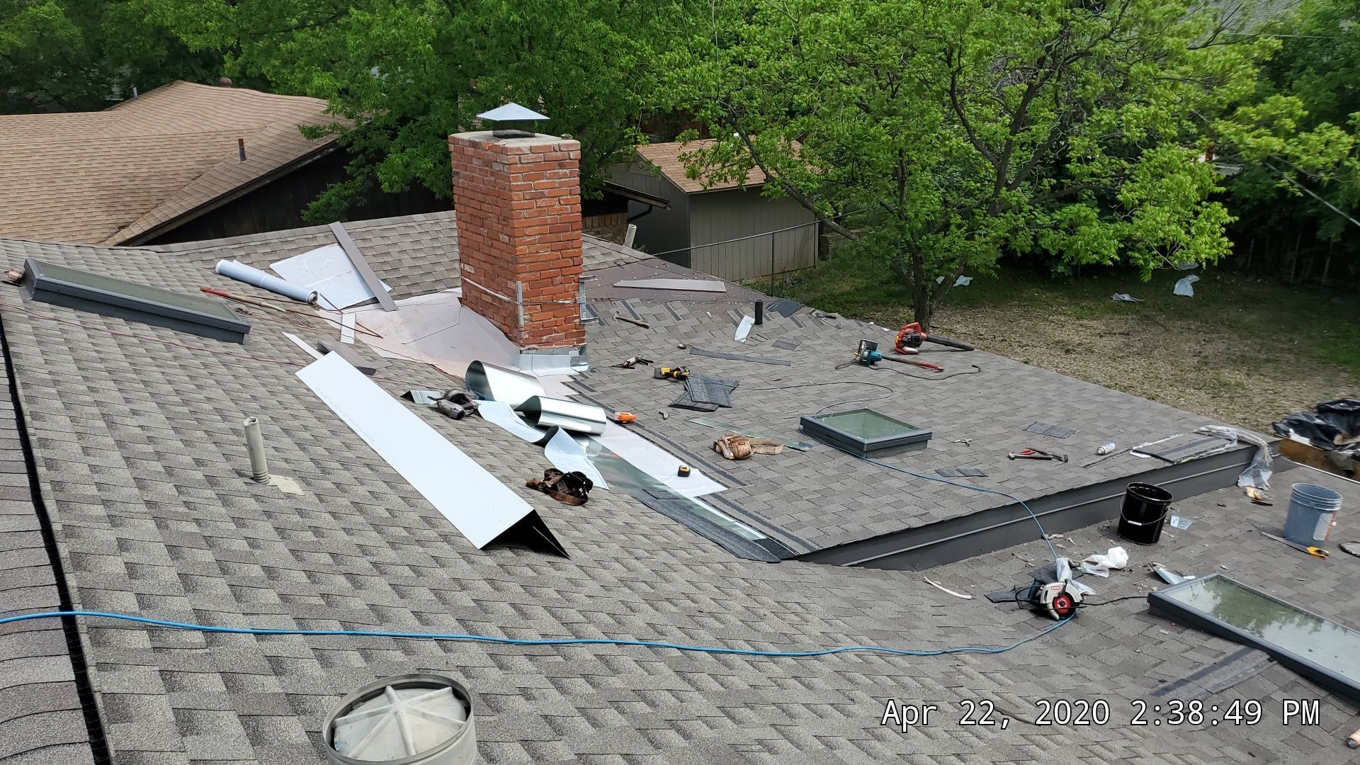 Residential Roofing Installation using Roofing Shingles by Harvey Roofing & Construction