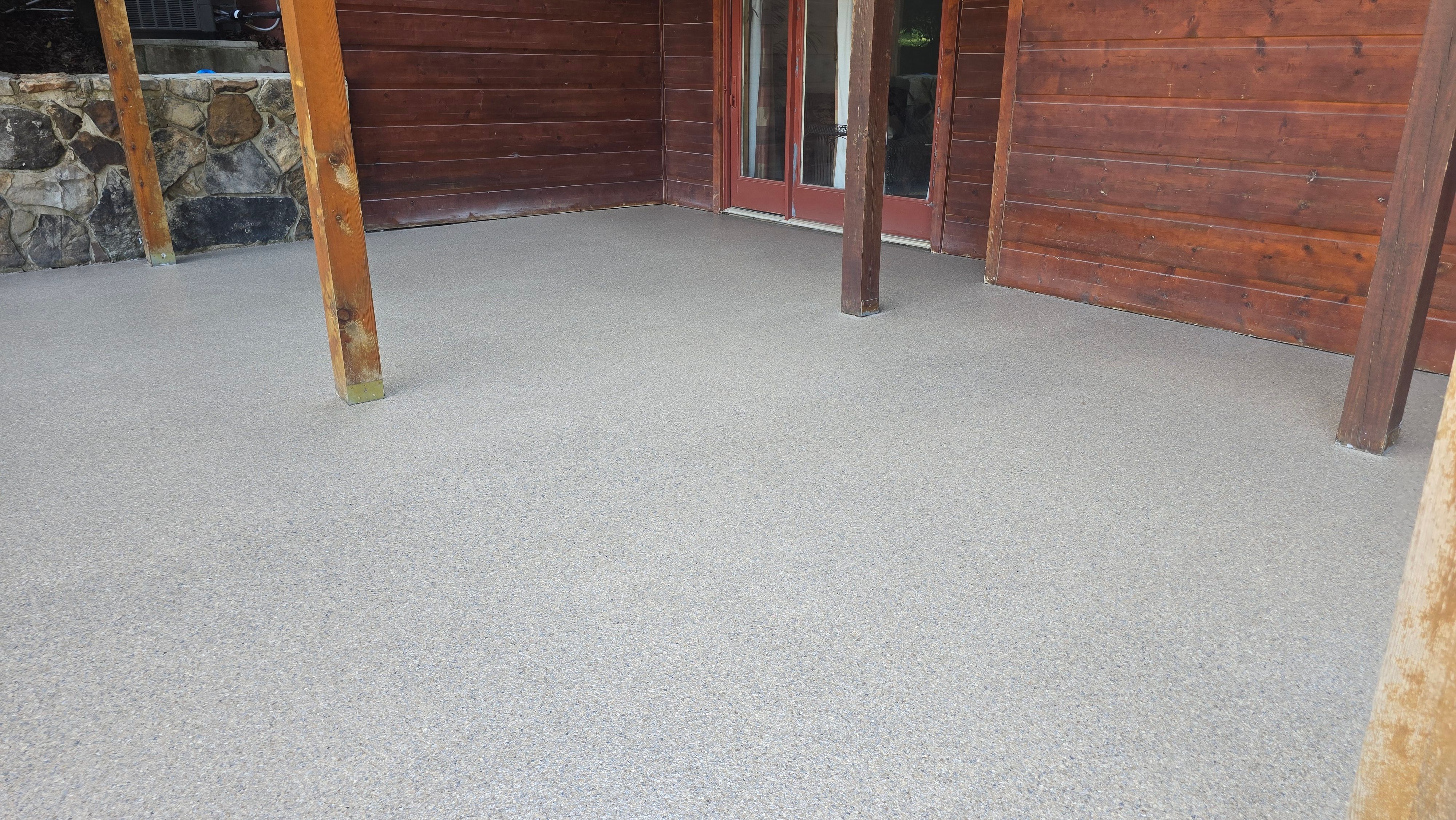 Back Patio using Obsidian by Elite Floor Solutions