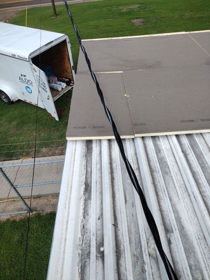 Office Building in Magnolia by Hostetler Roofing