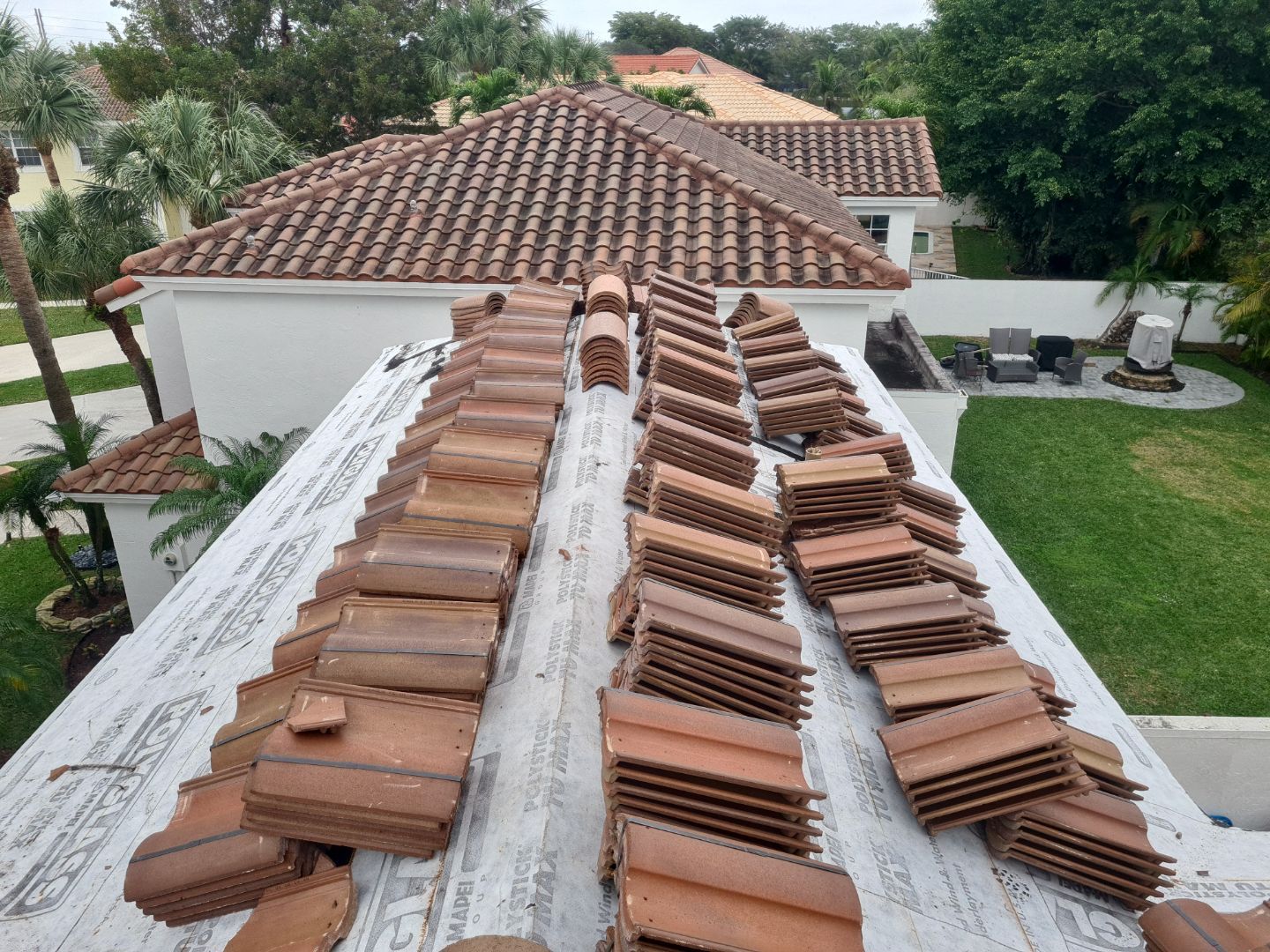 Residential Roofing Installation using Eagle Roofing Tile by BLUES BROTHERS ROOFING