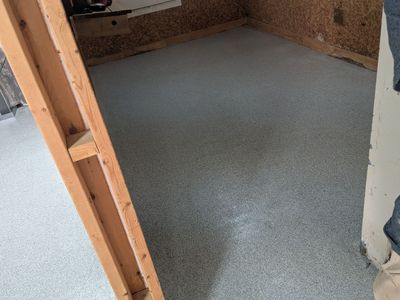Garage Floor Coating using Custom Color