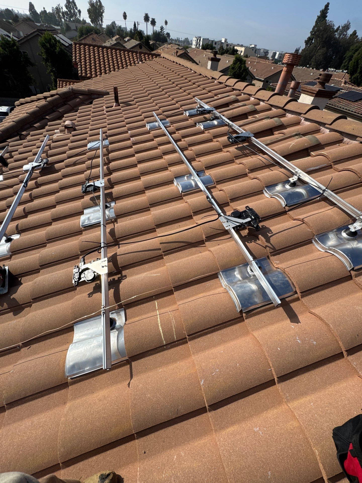 Nine-Panel Solar Power System Installation in Los Angeles by AWS Solar