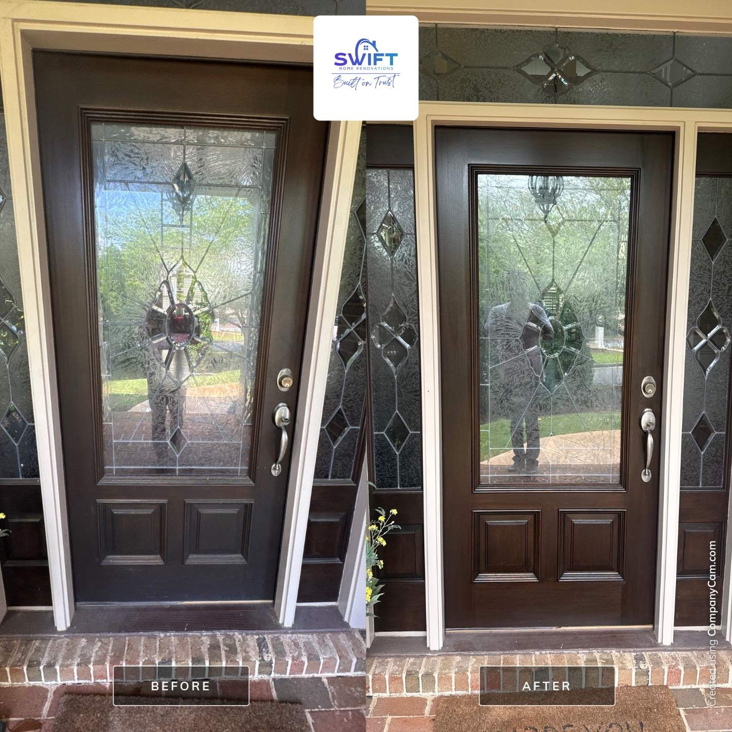 General Exterior Remodeling with Cedar Shakes and Custom Windows in Marietta by Swift Home Renovations