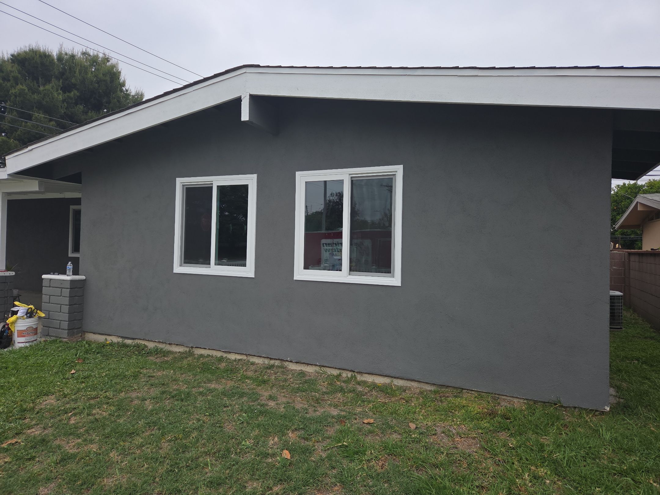 Milgard Tuscany window installation in Whittier, CA by American Window Company