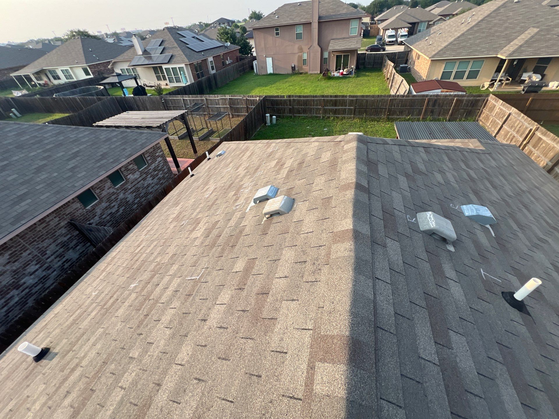 Complete Residential Roof Replacement and Decking Repair in Killeen by Caliber Restoration LLC