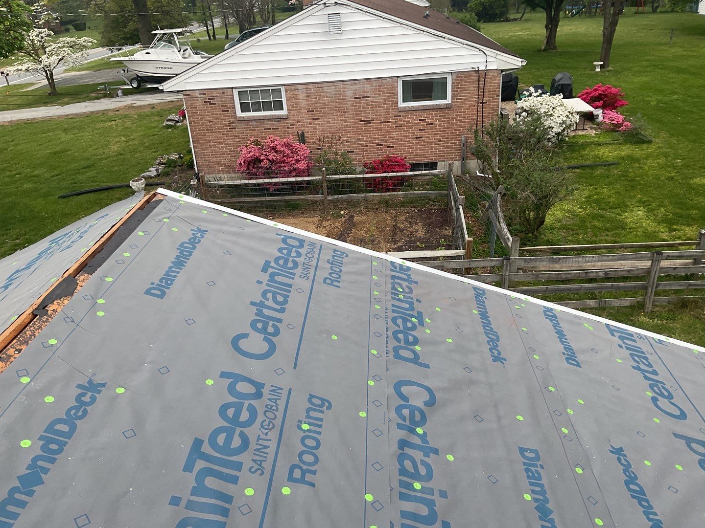 Residential Roofing Installation using CertainTeed Shingles by Alpha Design Services