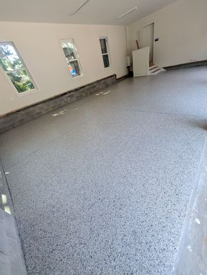 Garage Floor Coating using Cabin Fever
