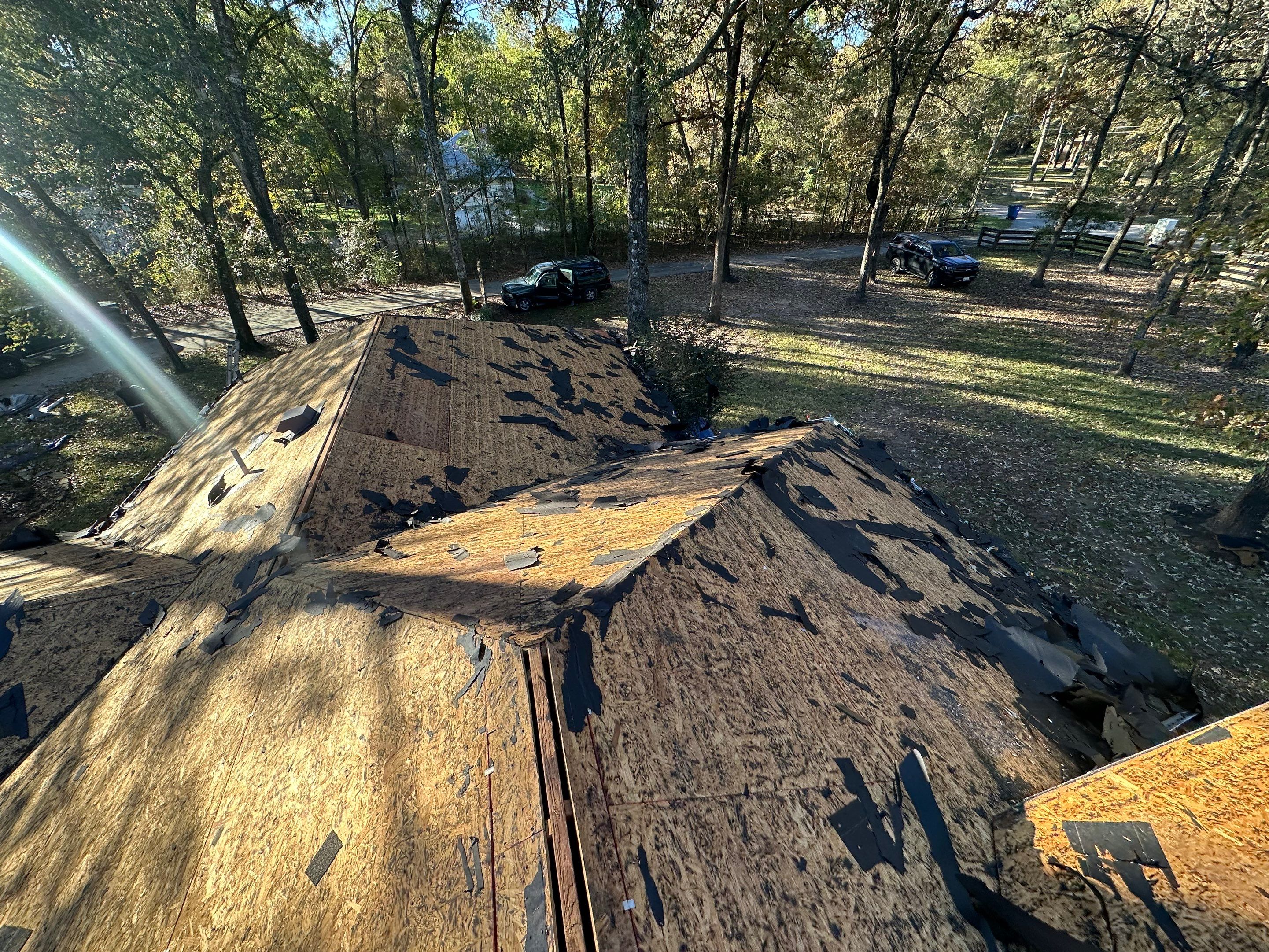 Residential Roofing Installation using GAF Timberline HDZ in Montgomery by Core Four Roofing