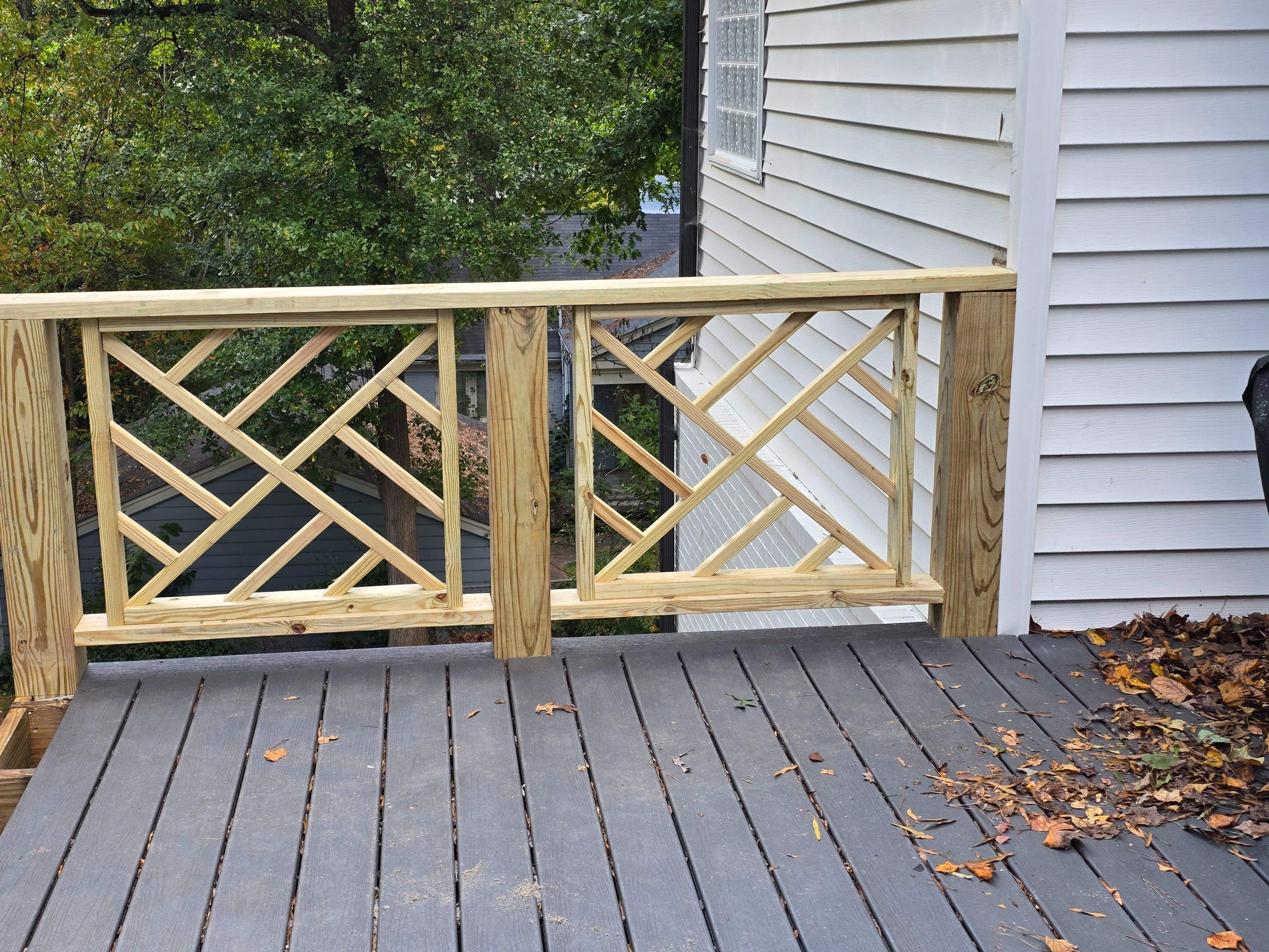 Custom Railings, Deck Support Installation, and Professional Deck Painting by Billy Weatherspoon Contractor