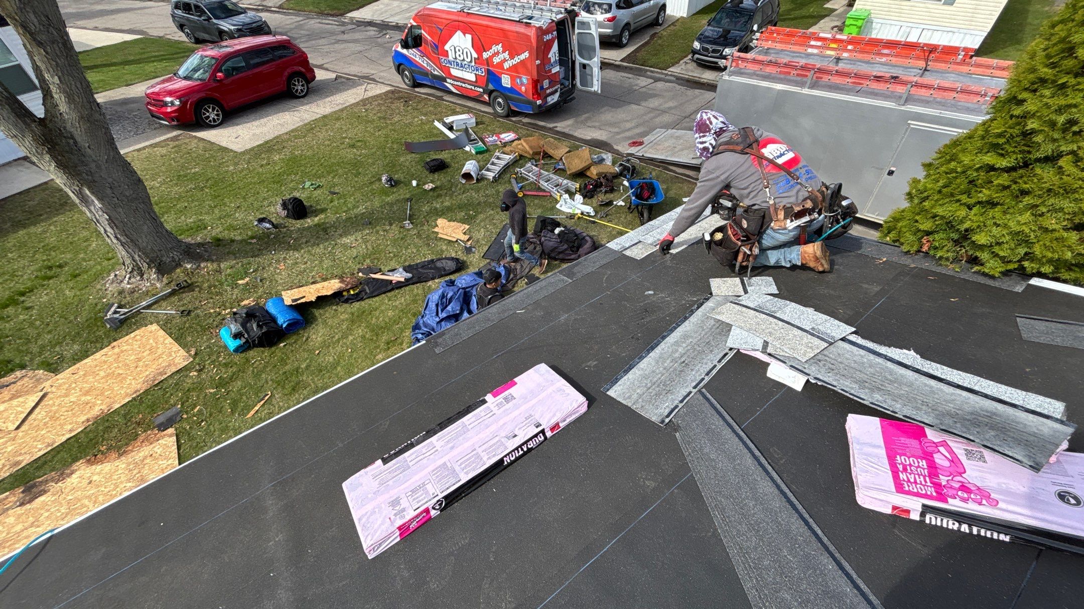 Roof Replacement using Owens Corning Sierra Gray by 180 Contractors