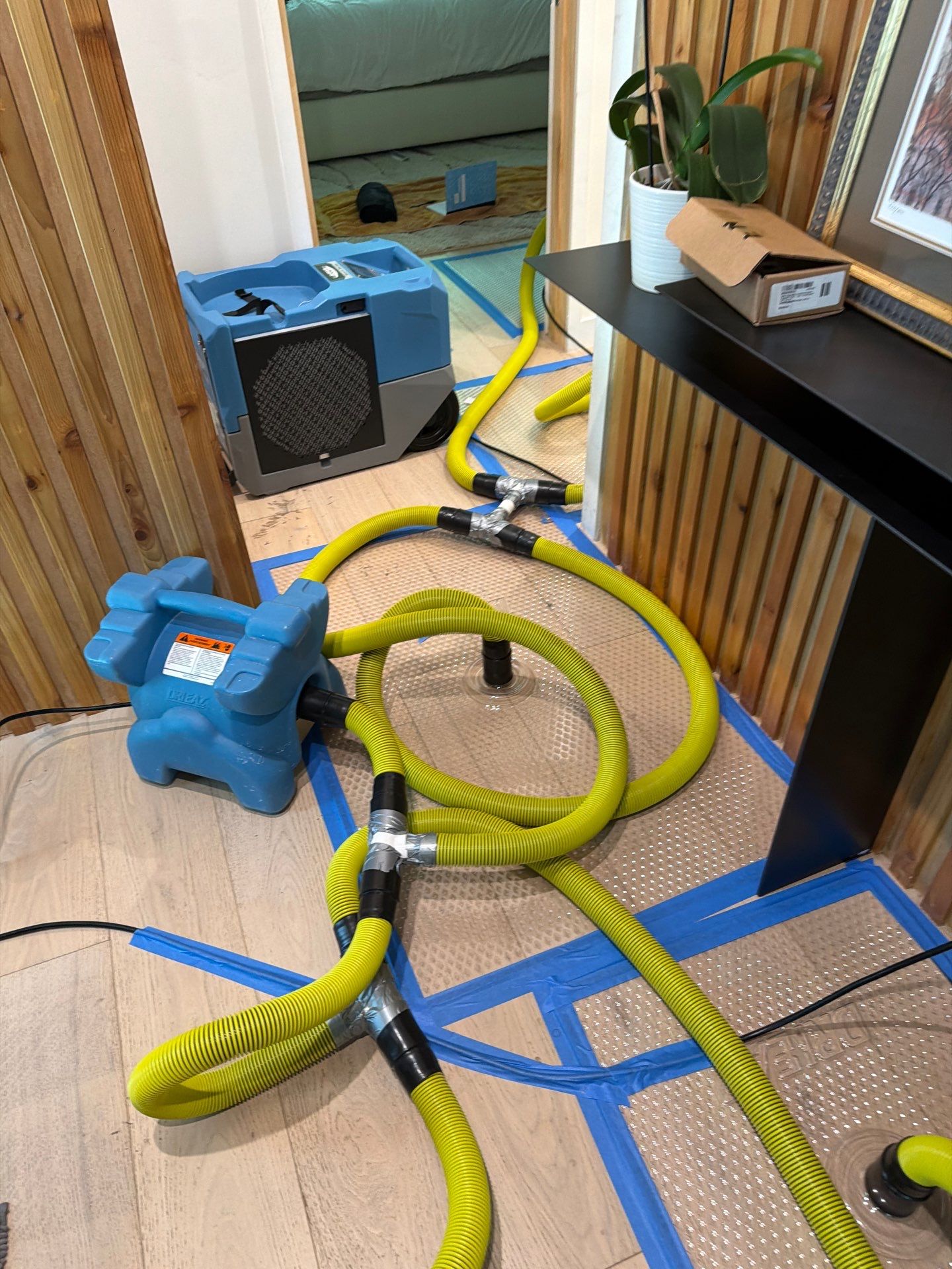 Water Damage Restoration and Hardwood Floor Drying in Coral Gables by SuperClean