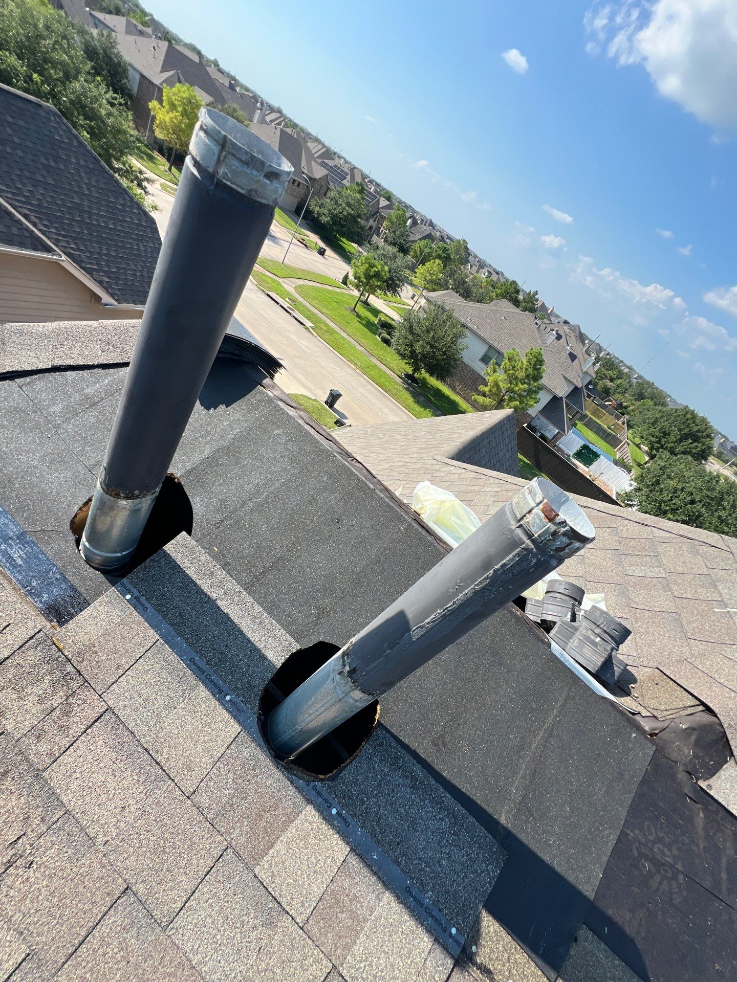 Hail Damage using Owen's Corning Duration (Lifetime) Shingles by Roof Repair Services LLC