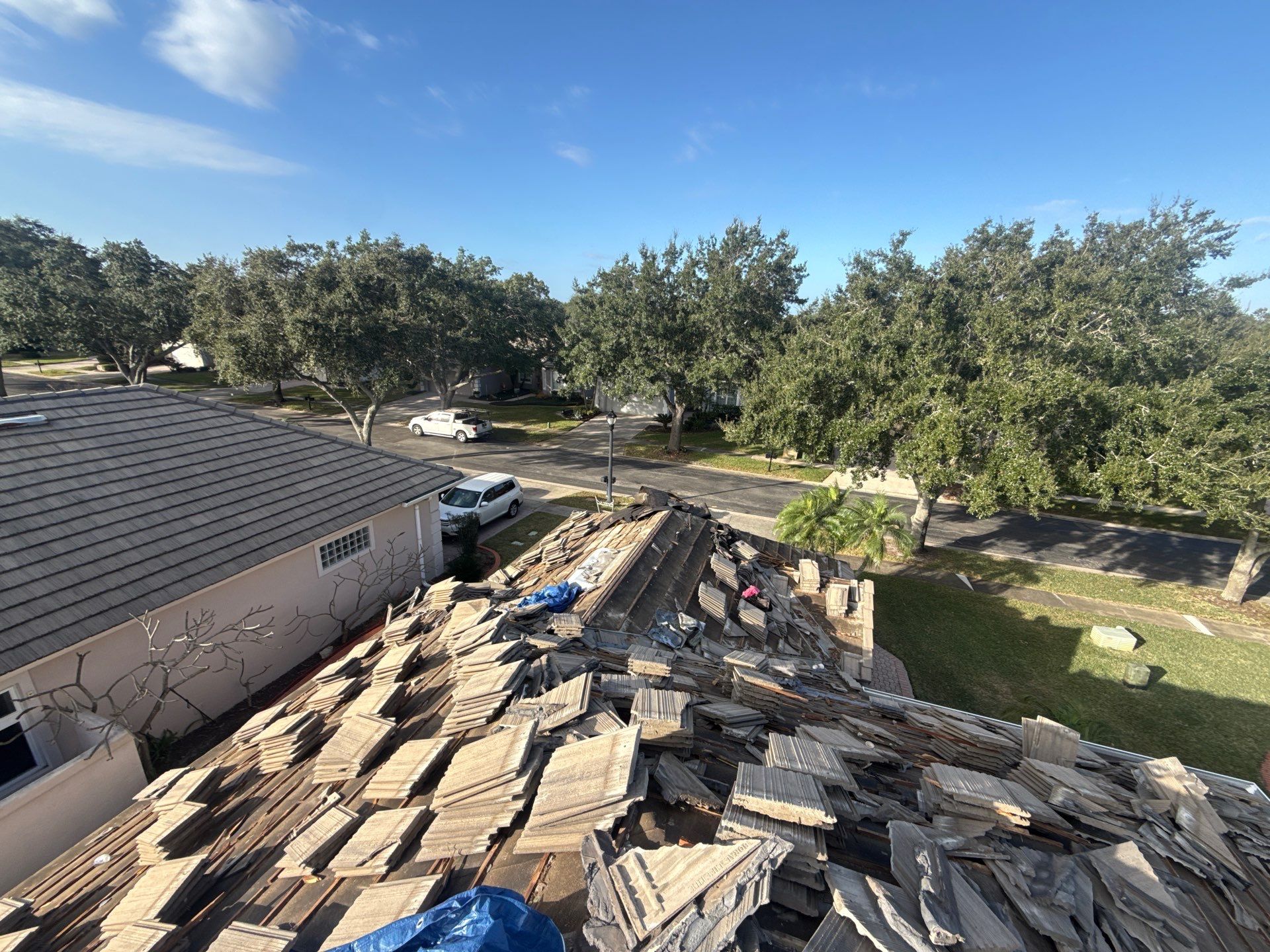 Orlando Tile Roof Replacement with Crown Windsor Shake Silverado Tiles by Fortified Roofing Solutions Corp.