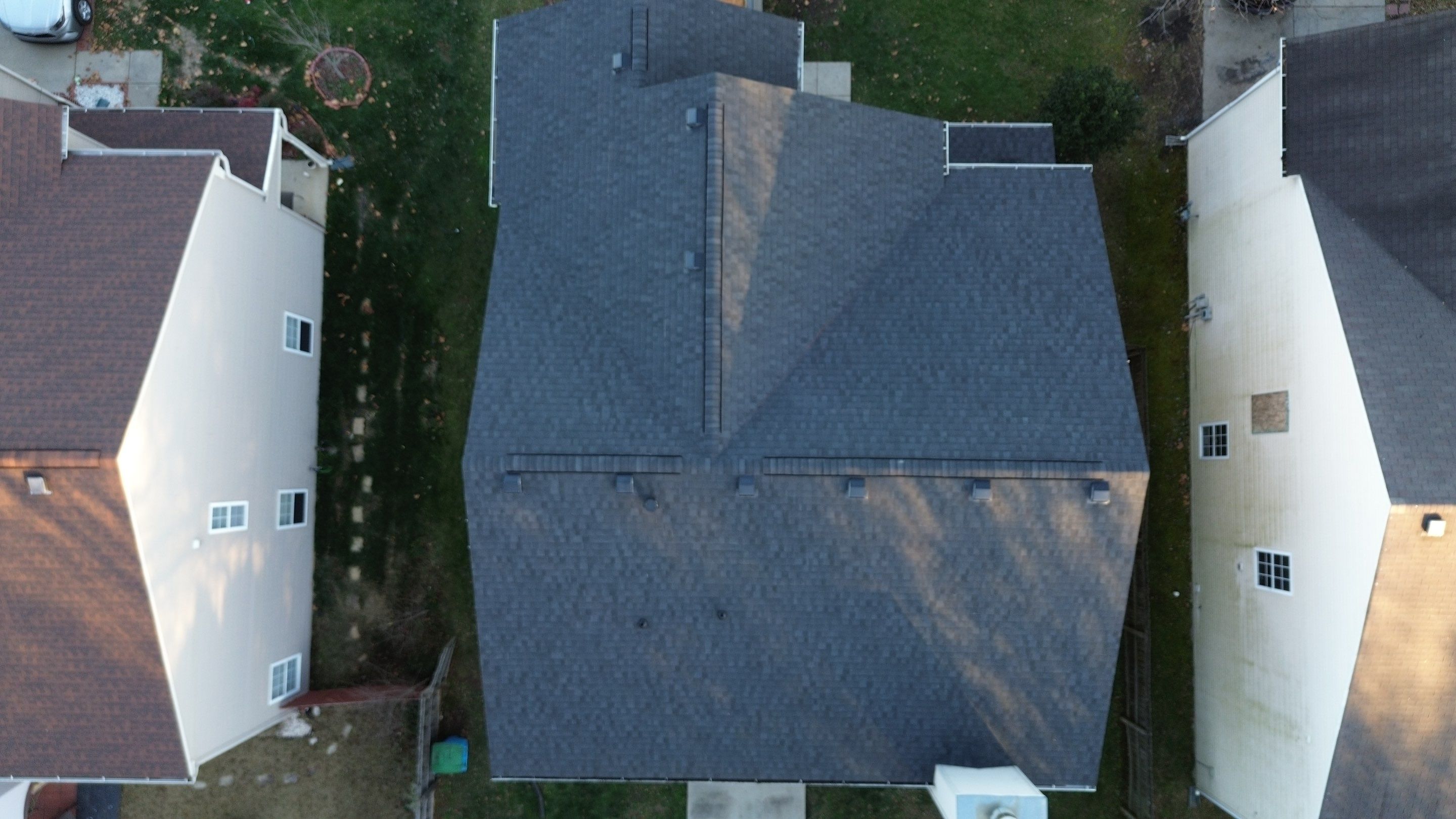 Roof replacement and interior repair by hail and wind damage by Just Brilliant Restoration JBR