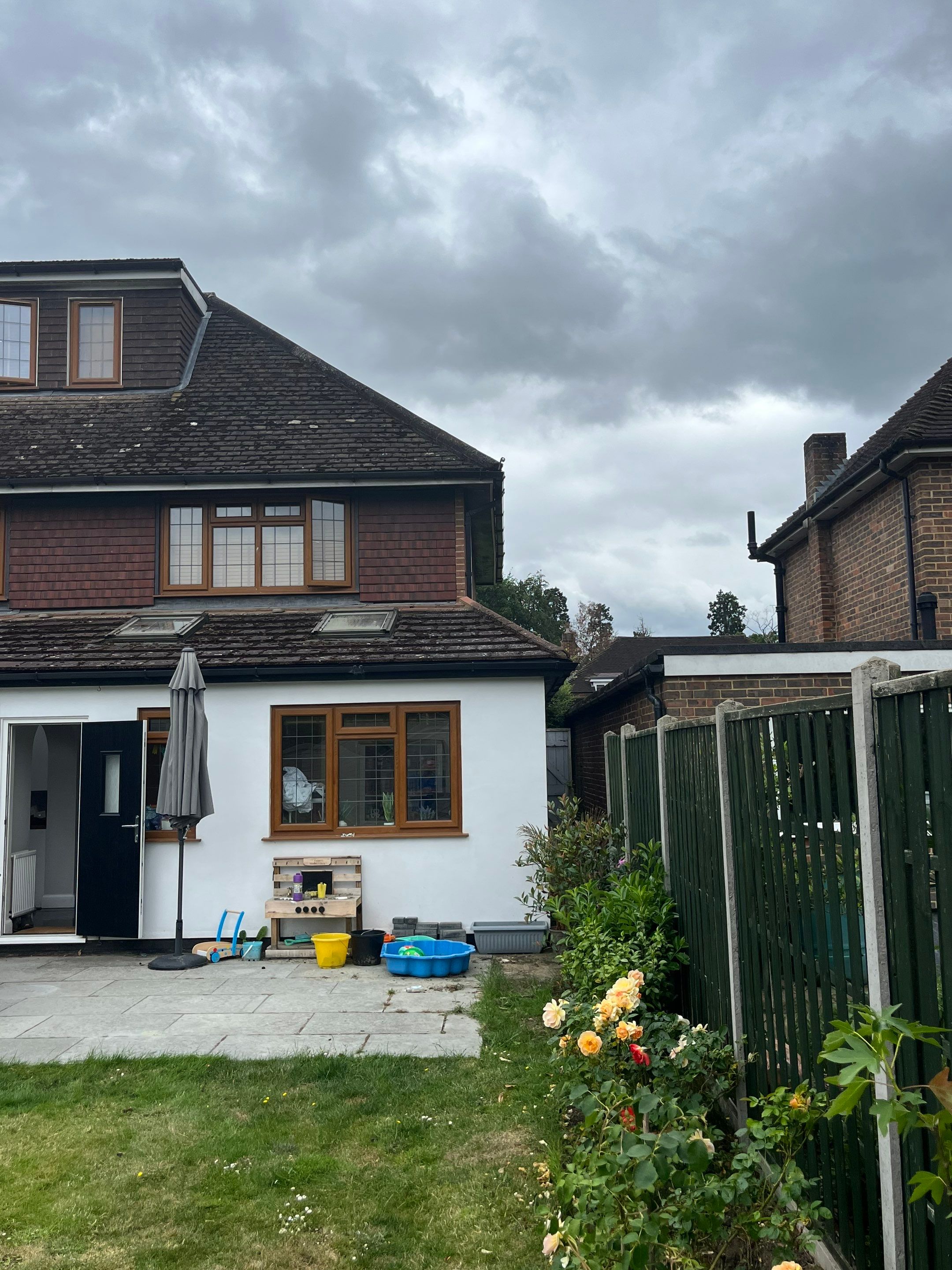 Roof - Driveway - Patio Clean using Mosmatic FSC and Biocide by Ges Exterior Cleaning ltd