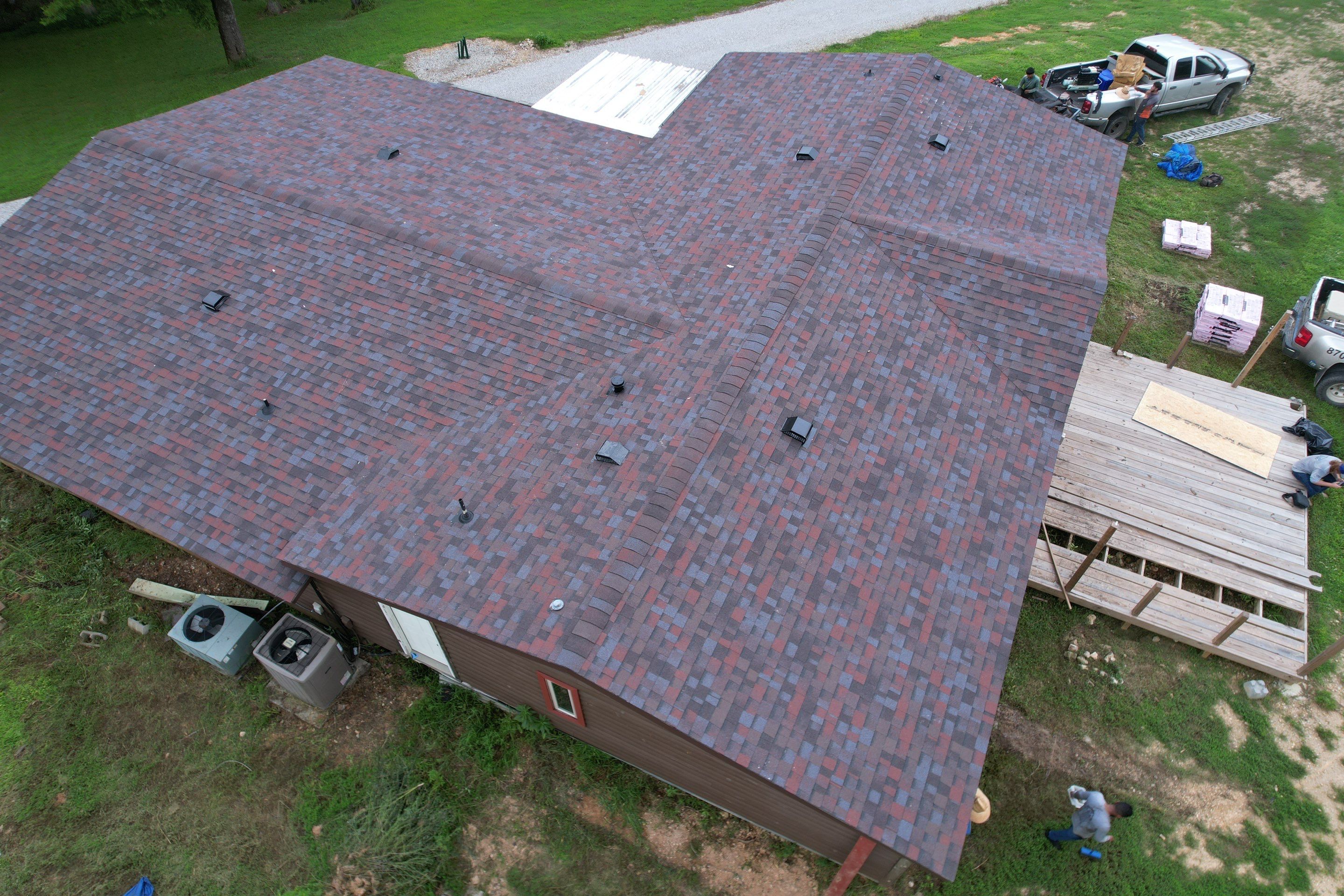 Residential Shingle Reroof using Owens Corning: TruDef Designer (Merlot) by Hostetler Roofing