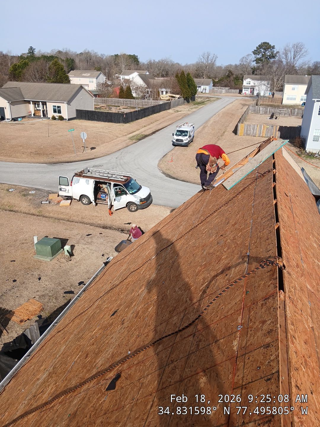 FORTIFIED Roof Installation in Jacksonville NC | CertainTeed Landmark AR Charcoal Black Shingles by RGR Construction and Roofing, LLC