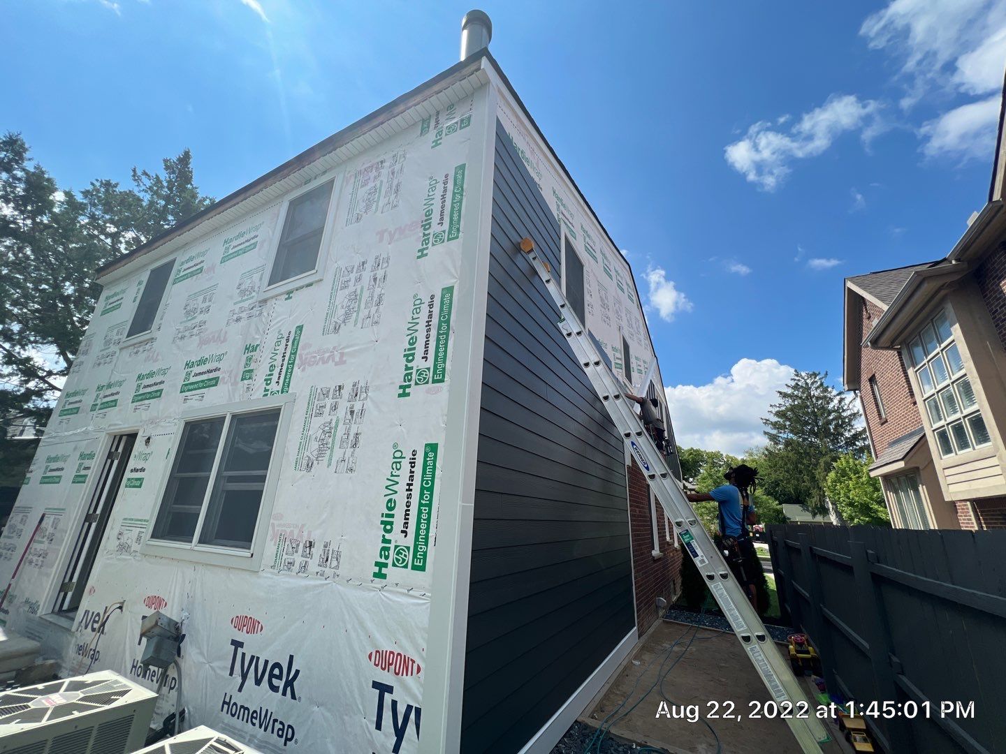 Siding Installation using James Hardie - Private Residence  by Bloomfield Construction & Restoration