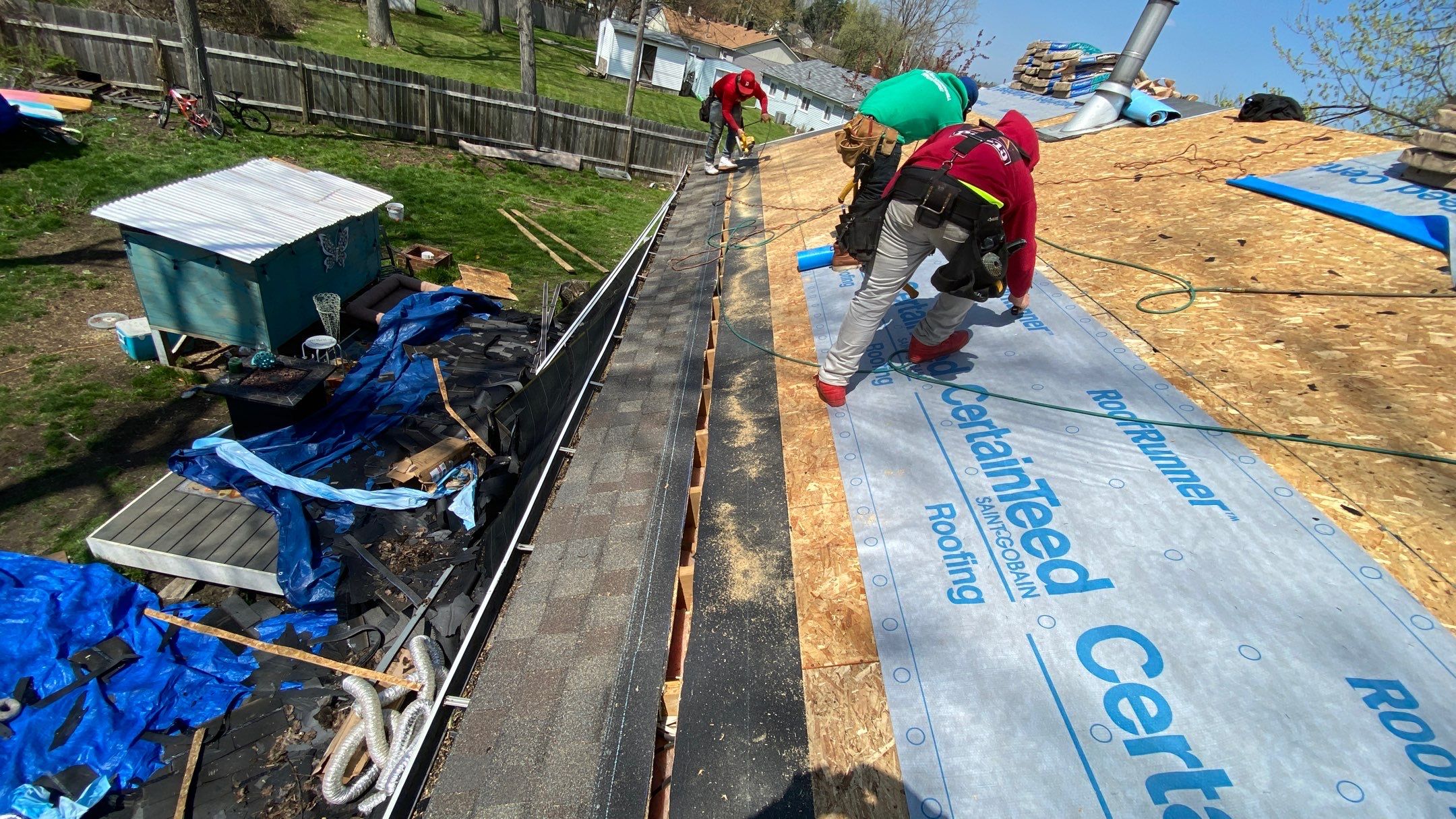 Roof Replacement using CertainTeed Landmark by 180 Contractors