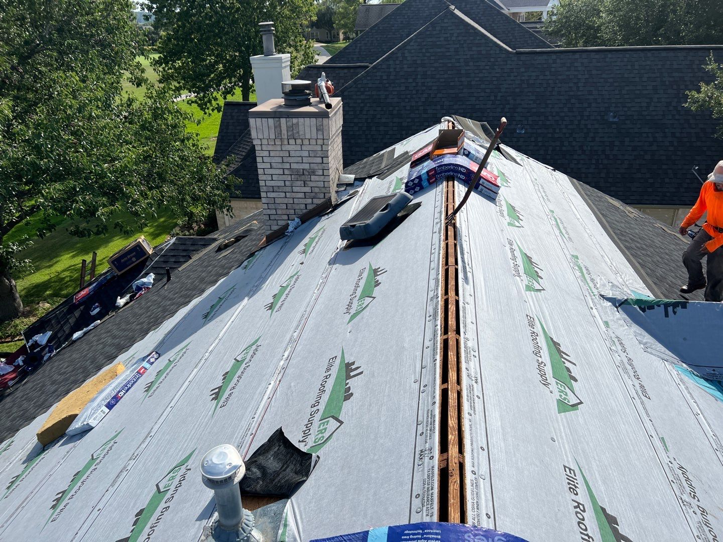 Roof Replacement using GAF shingles by Elite Roofing LLC