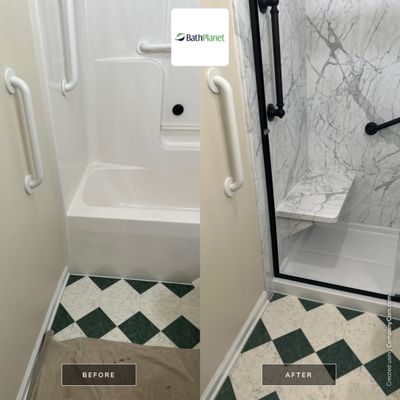 Tub to Walk-In Shower