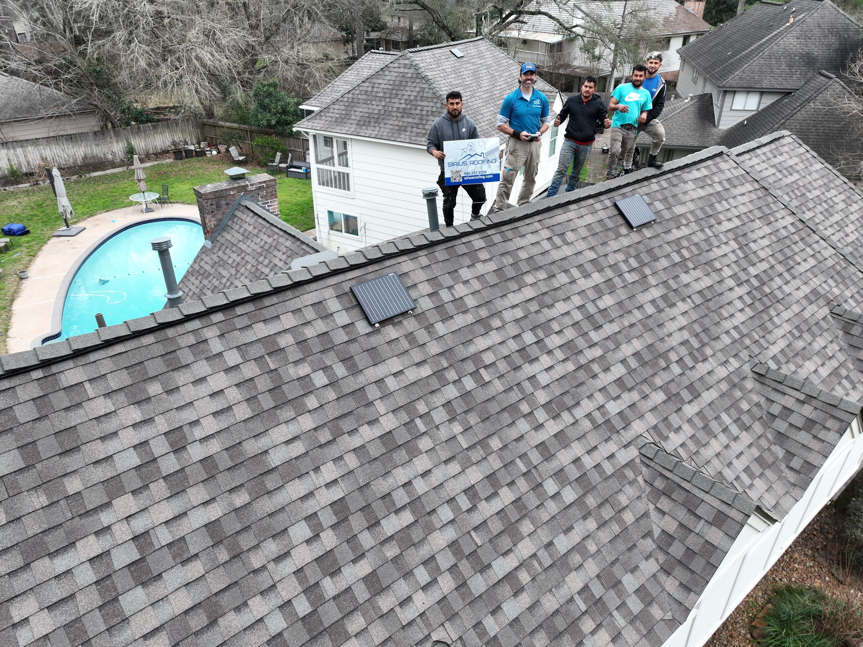 55 Square Titan Natural timber  by Sirius Roofing