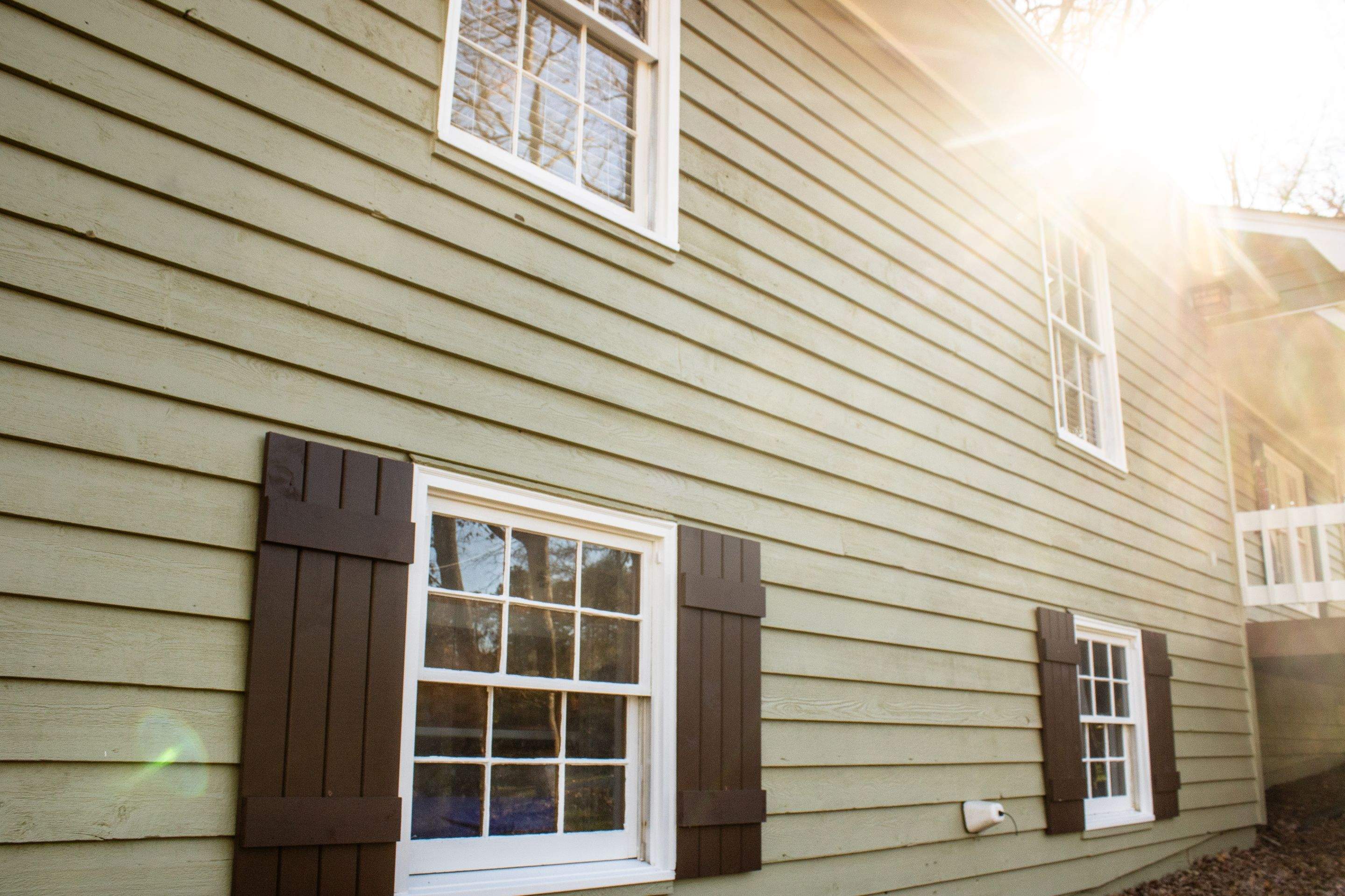 Exterior Painting using Sherwin Williams WoodScapes  by Nelson Exteriors 