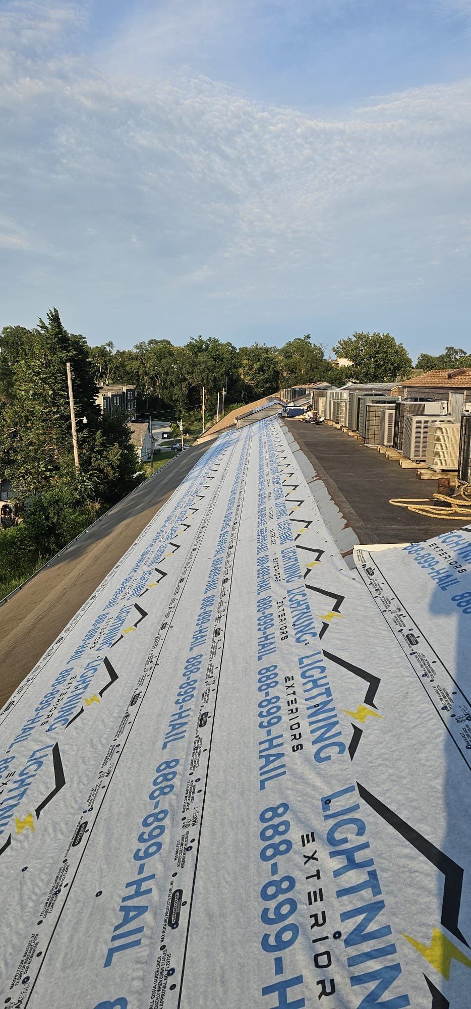 Lightning Commercial Restoration using Tamko Titan by Lightning Exteriors