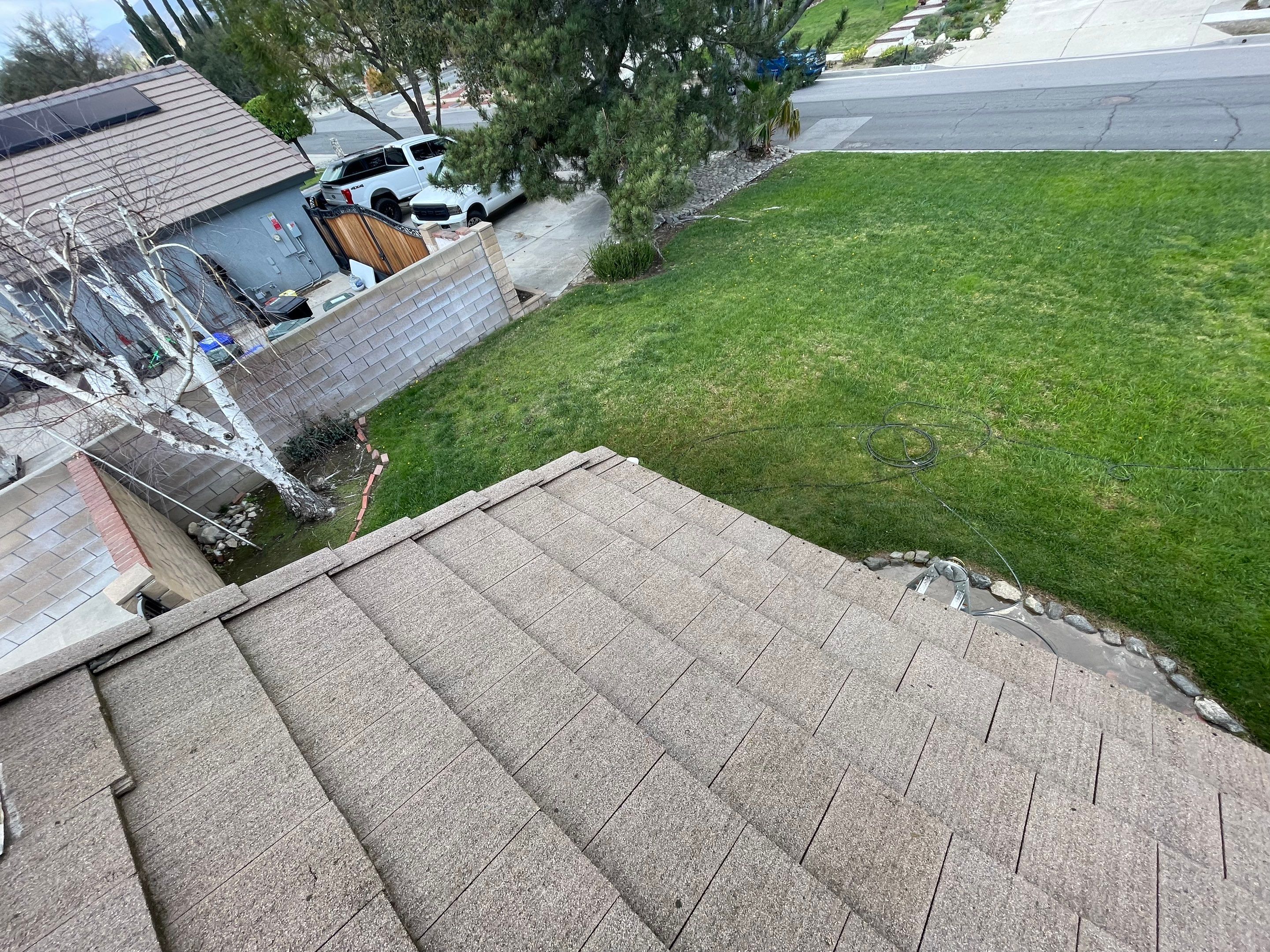 Roof Washing in Rancho Cucamonga Ca by Palm Coast Solar Cleaning
