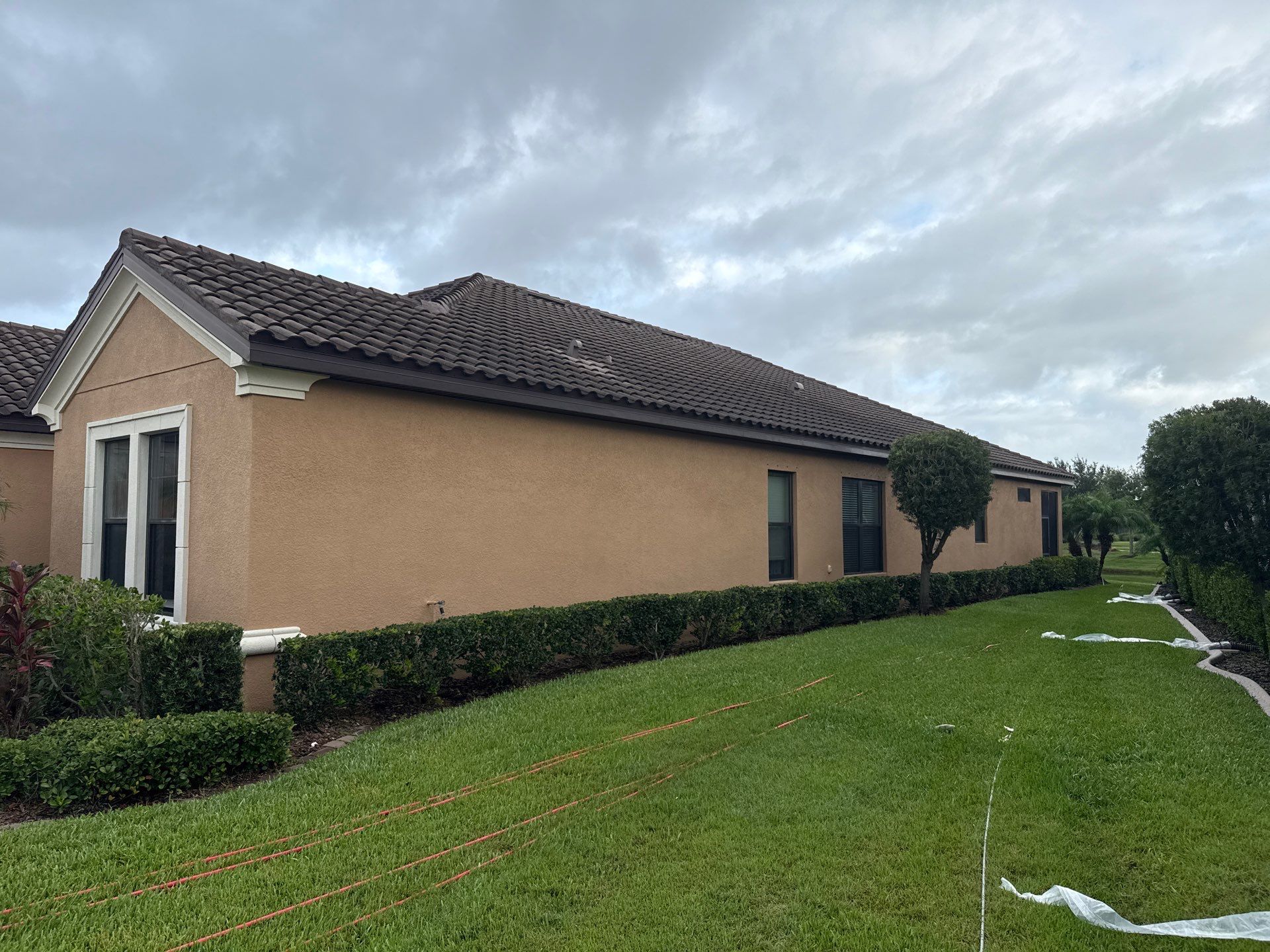 Tile Roof Cleaning & Paver Driveway Restoration – Artisan Lakes Esplanade, Palmetto, FL by Sunshine AquaWash