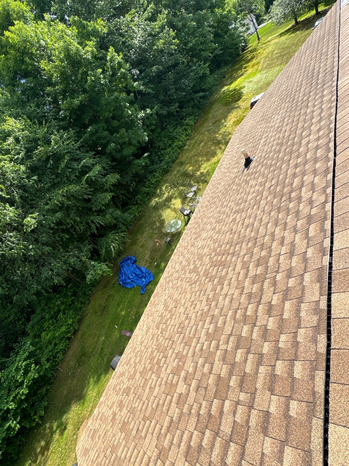 Brand new roof in Naugatuck, CT by DiGiorgi Roofing and Siding Inc