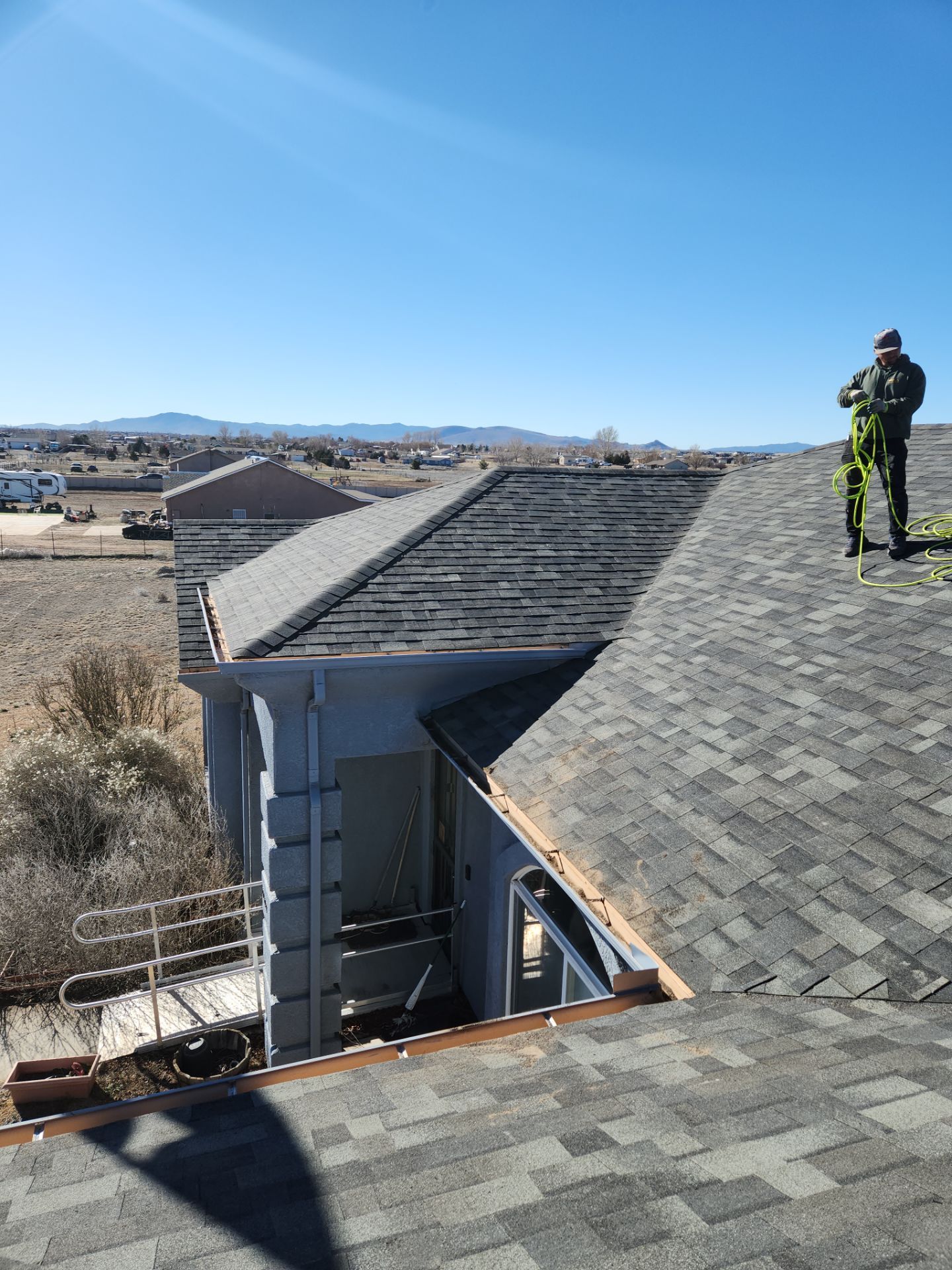 Prescott Valley Architectural Shingle Roof Replacement by Badger Roofing