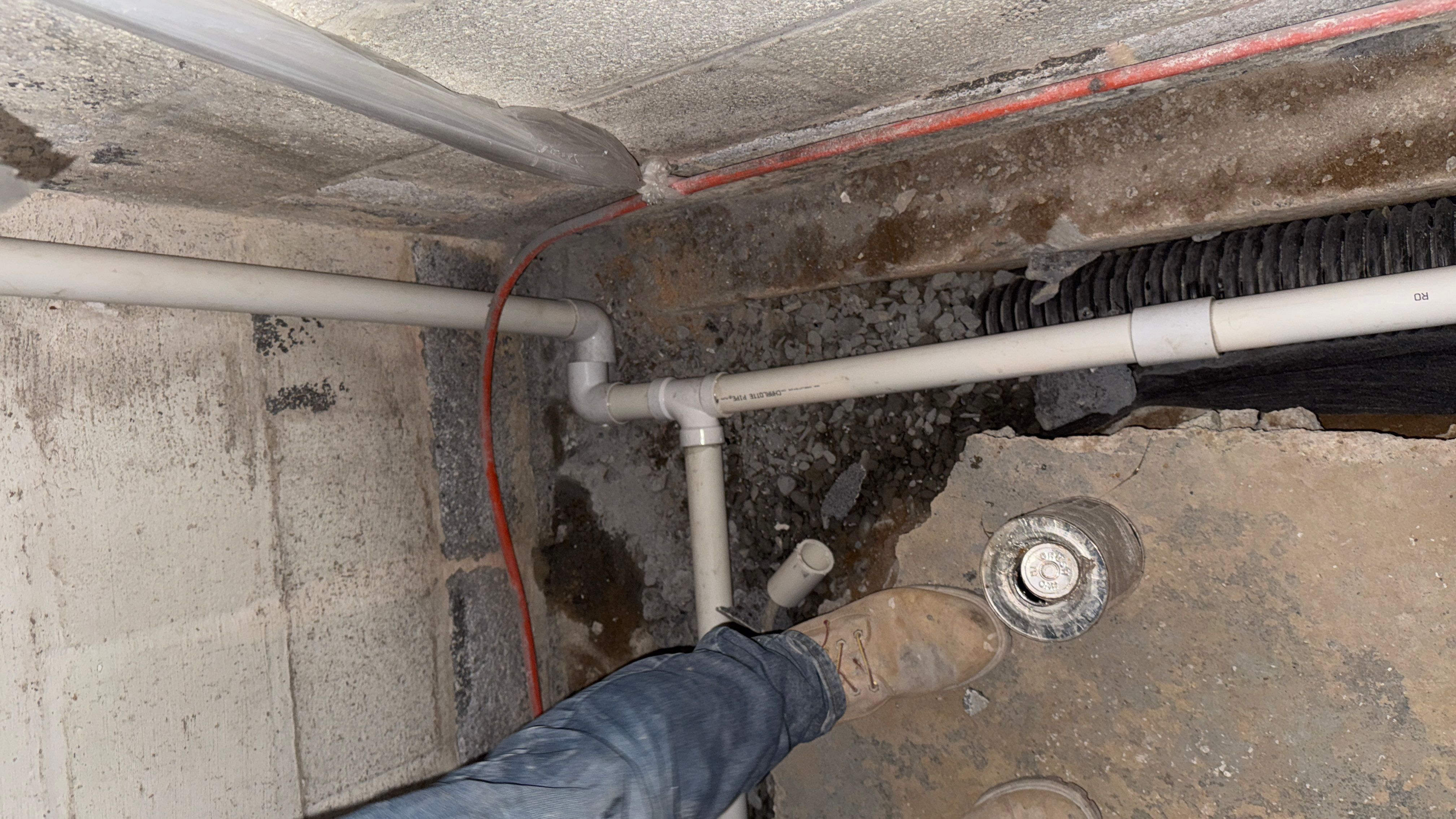 Interior French Drain Washington Township, NJ by Pure Service Pro, LLC 