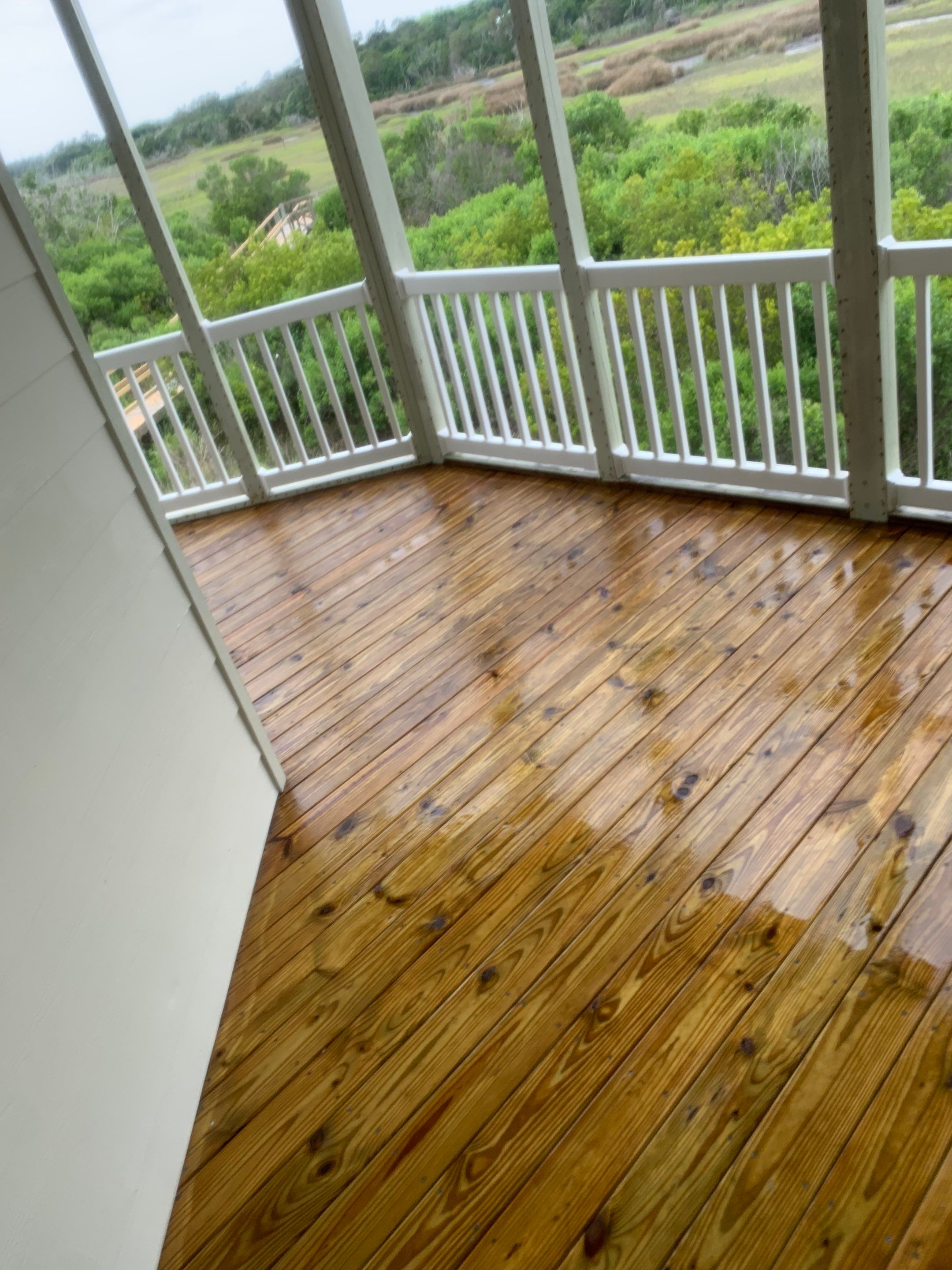 Dock, decks and carport using wood and concrete sealer by DuraSeal
