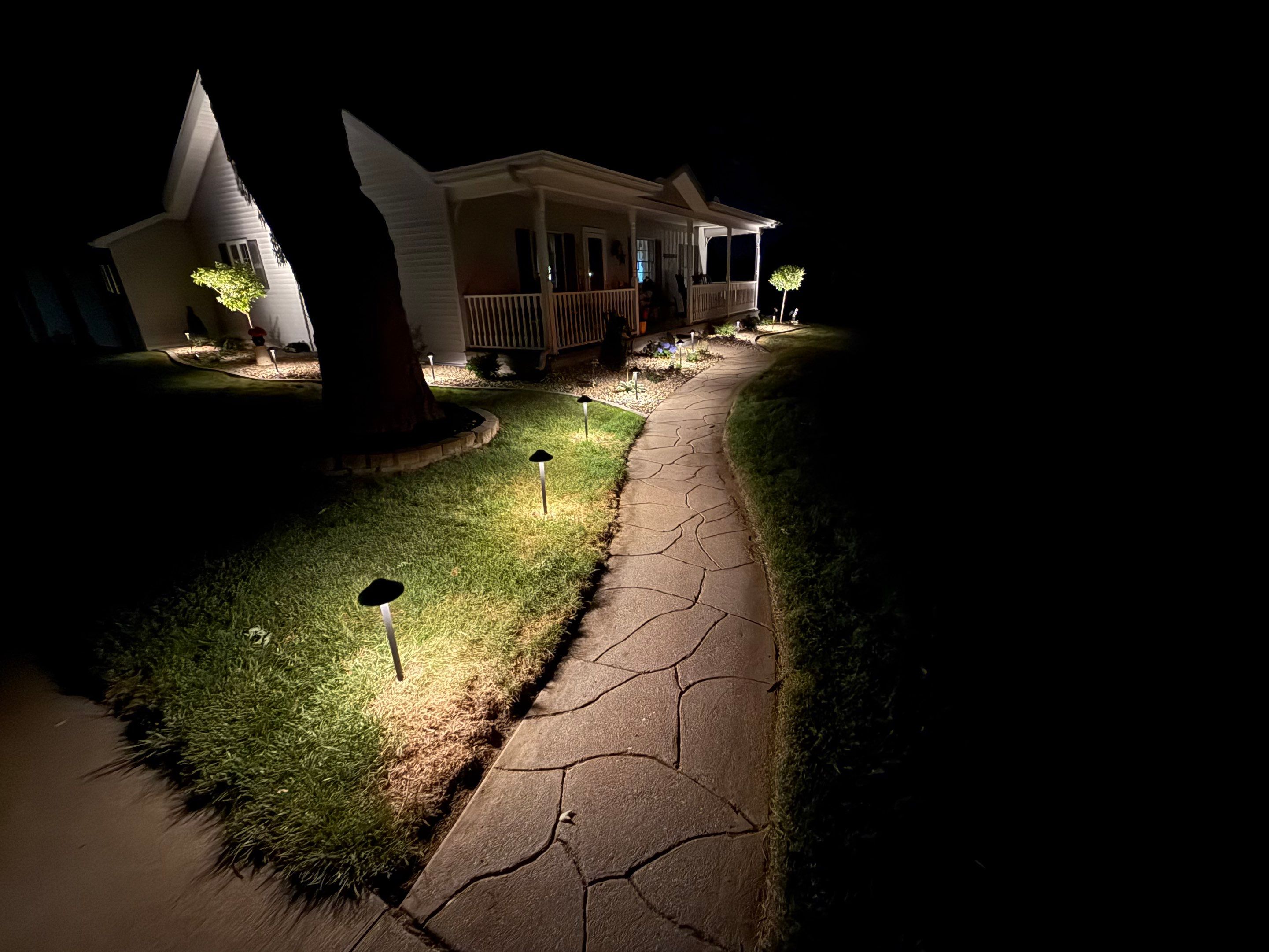 Custom Landscaping, Lighting, & Drip Irrigation Installation in Bryan by Farrell's Lawn & Garden Center LLC