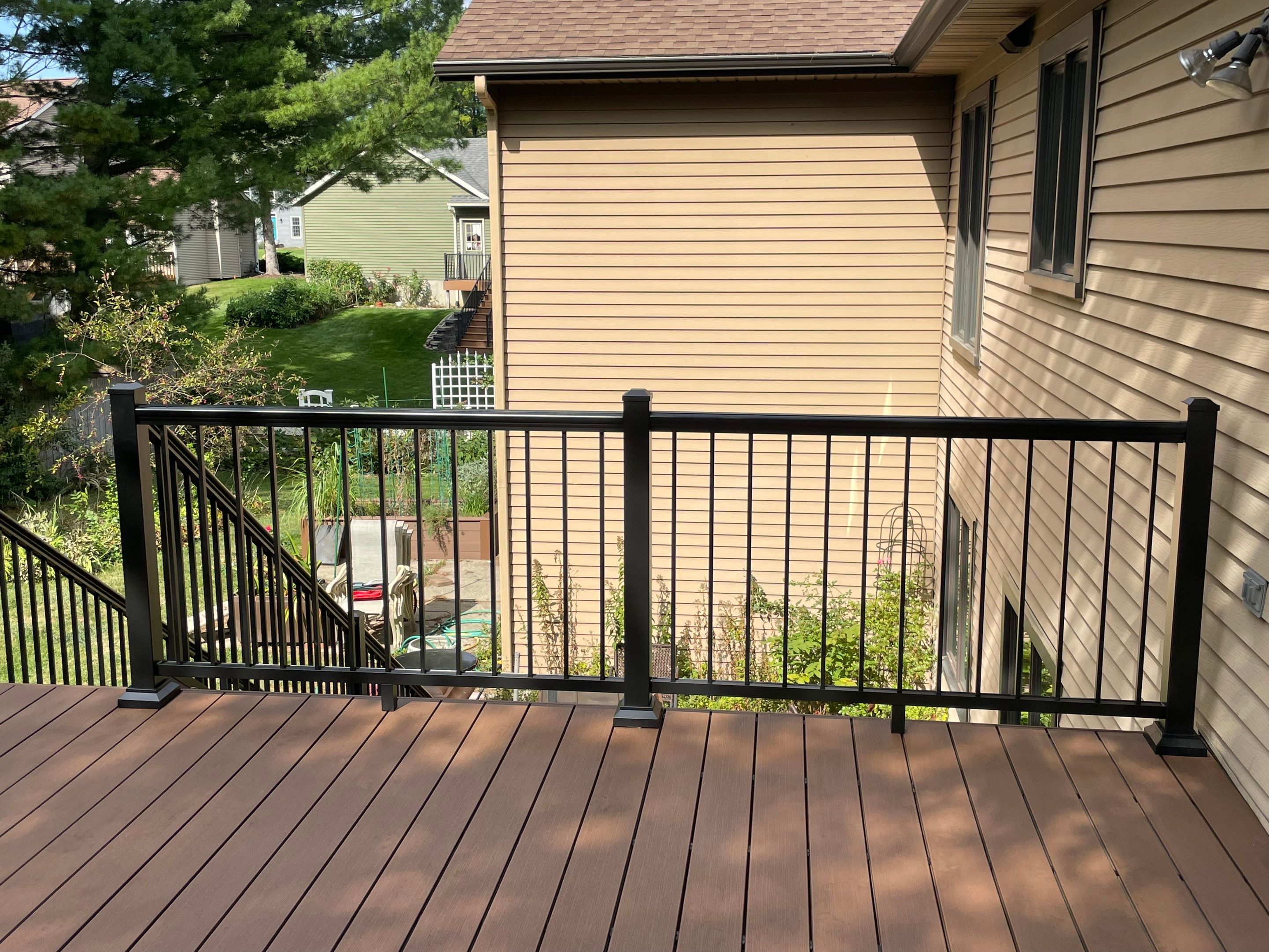 Deck Installation using TIMBERTECH DECKING by Avalon Roofing and Exteriors